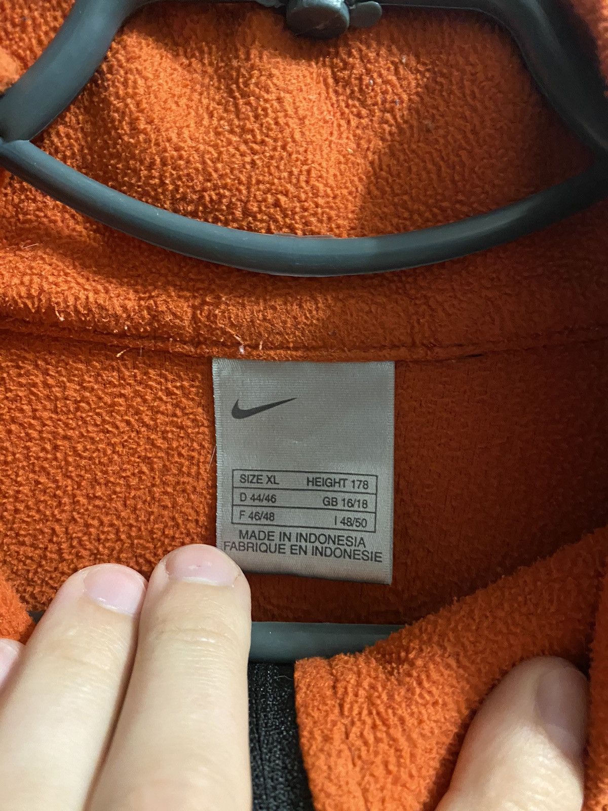 Nike Rare Vintage 1/3 zip fleece Nike. Y2K outdoor style. Size US XL / EU 56 / 4 - 7 Thumbnail