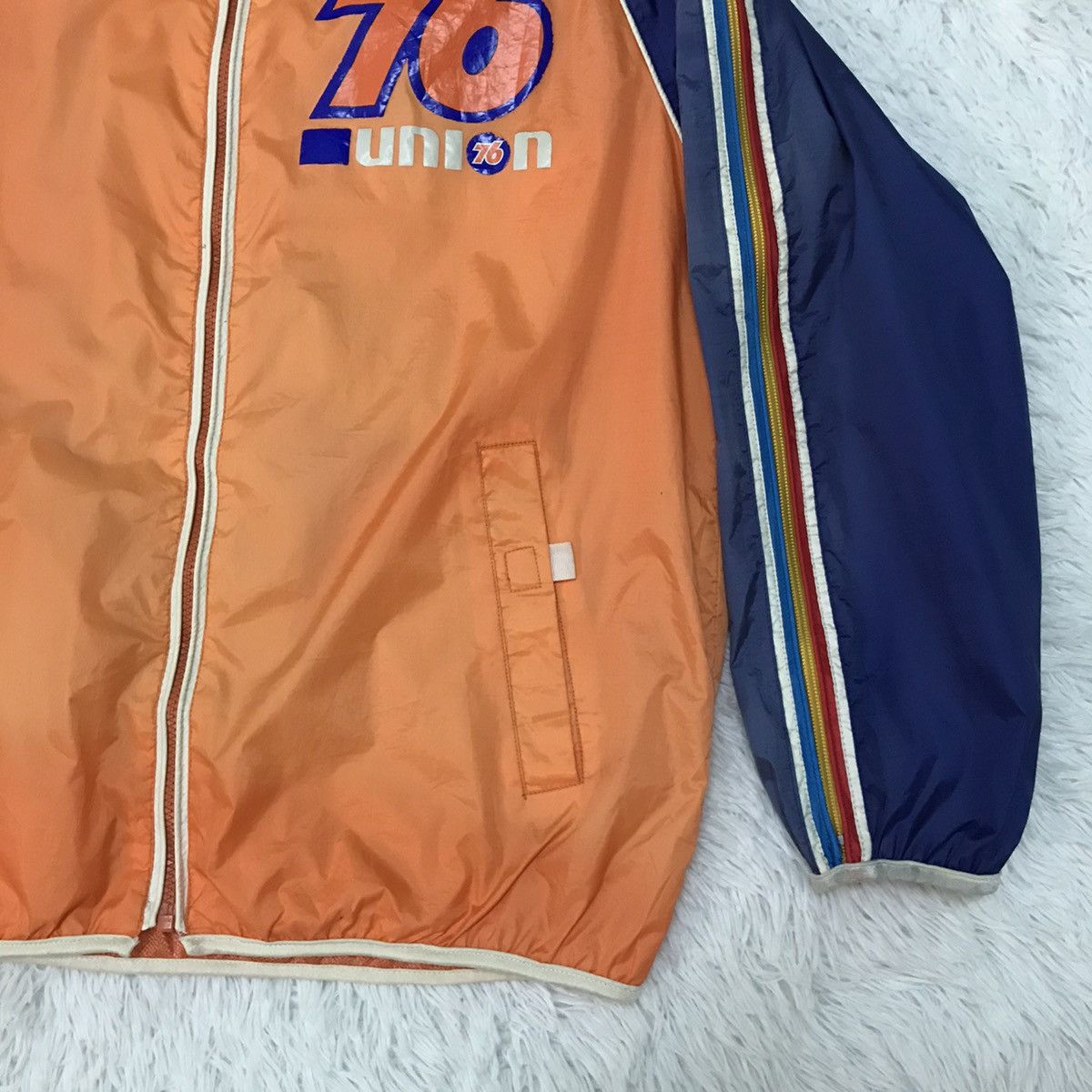 Union LA Union 76 Lubricants USC Limited Zipper Tape Sleeve Jacket Size US L / EU 52-54 / 3 - 4 Thumbnail