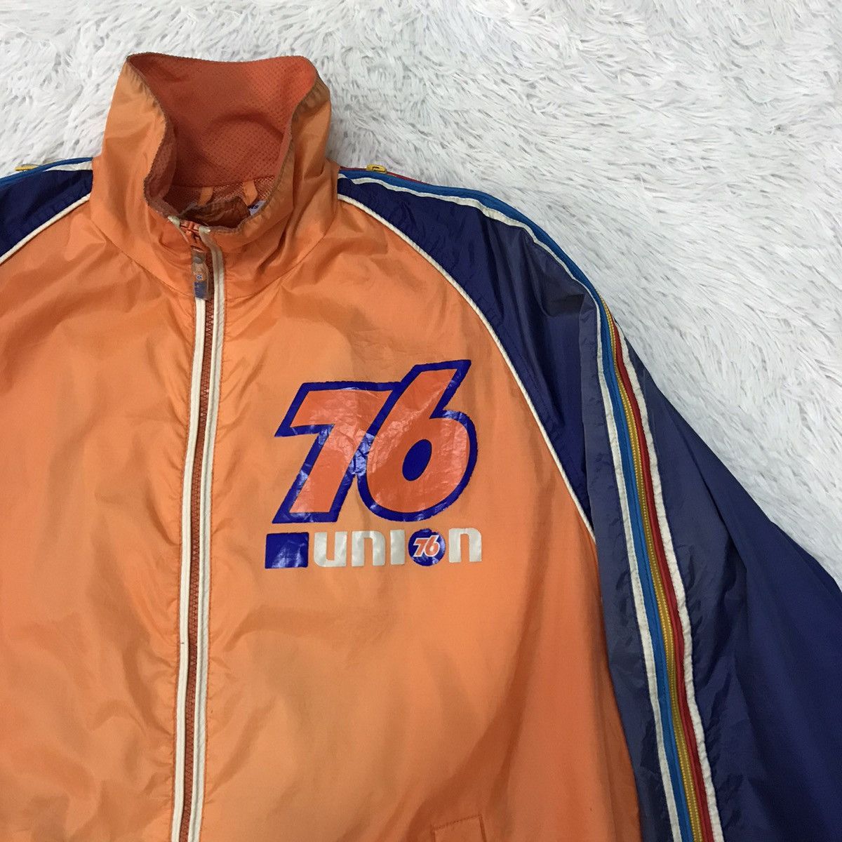 Union LA Union 76 Lubricants USC Limited Zipper Tape Sleeve Jacket Size US L / EU 52-54 / 3 - 5 Thumbnail