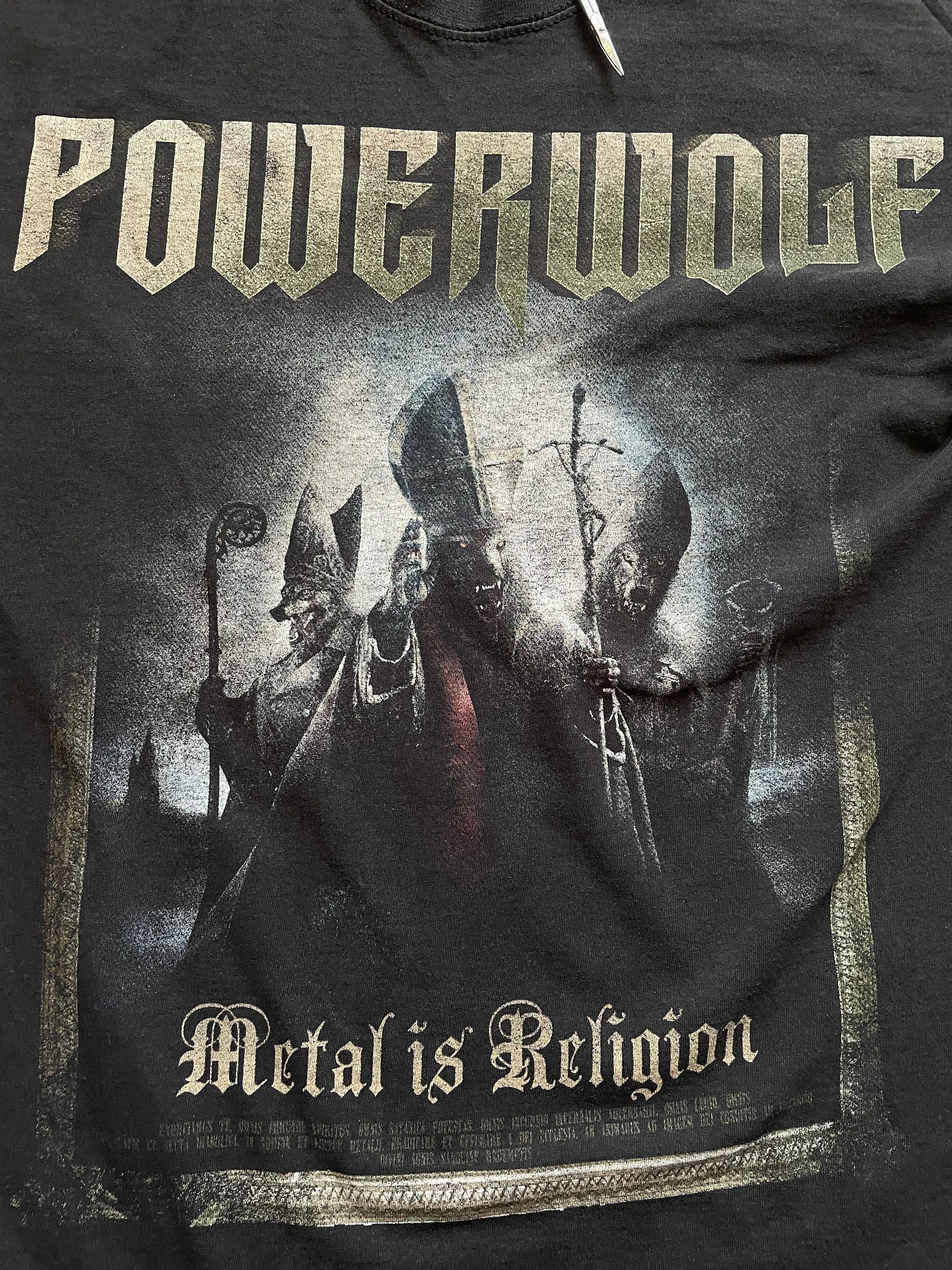 Band Tees × Vintage Powerwolf Metal Is Religion Vintage Shirt Jersey Tee Rare Size US M / EU 48-50 / 2 - 3 Thumbnail