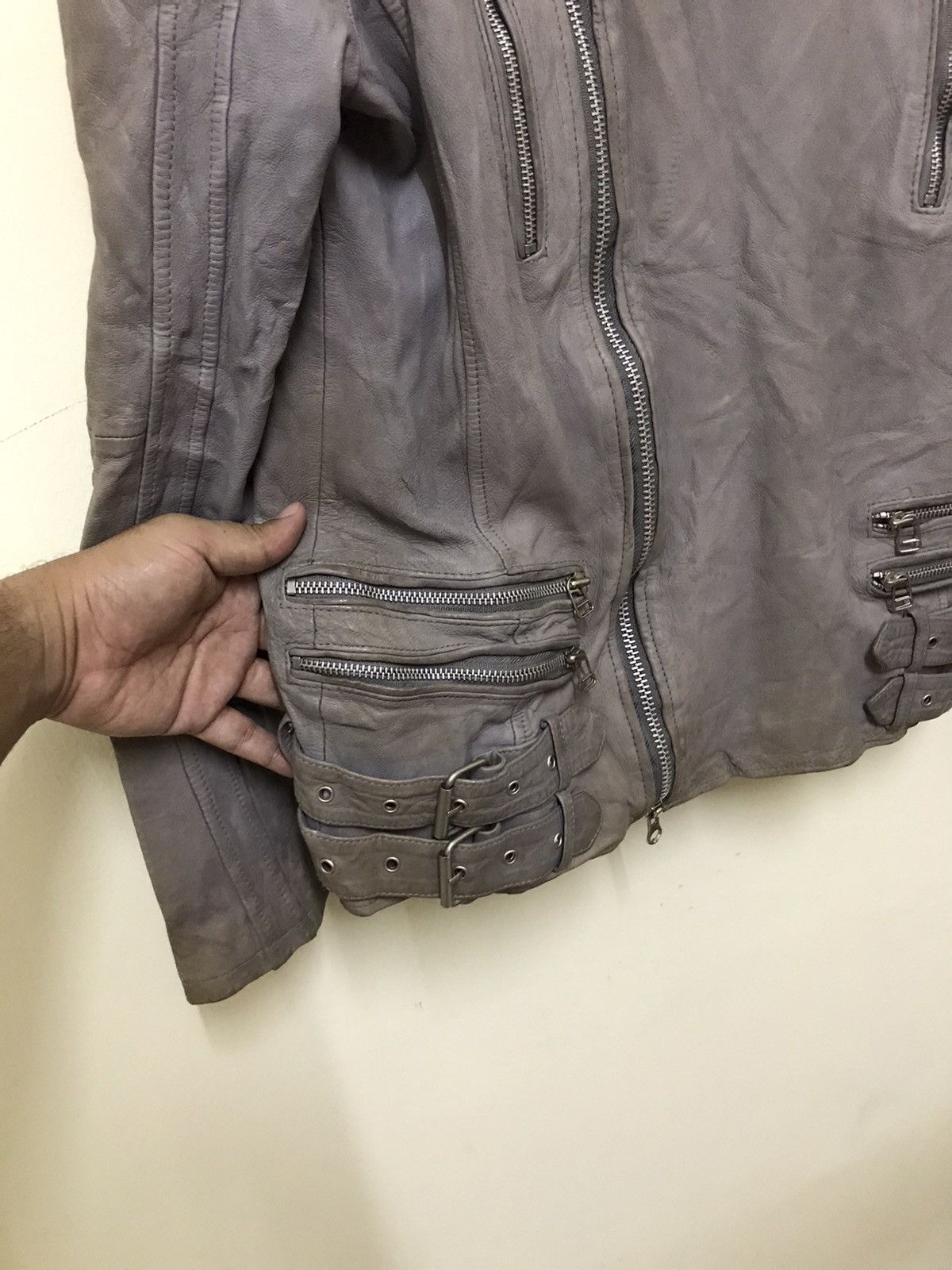 Genuine Leather × Seditionaries × Vintage Vintage Japanese Seditionaries Leather Jacket Size US M / EU 48-50 / 2 - 13 Thumbnail