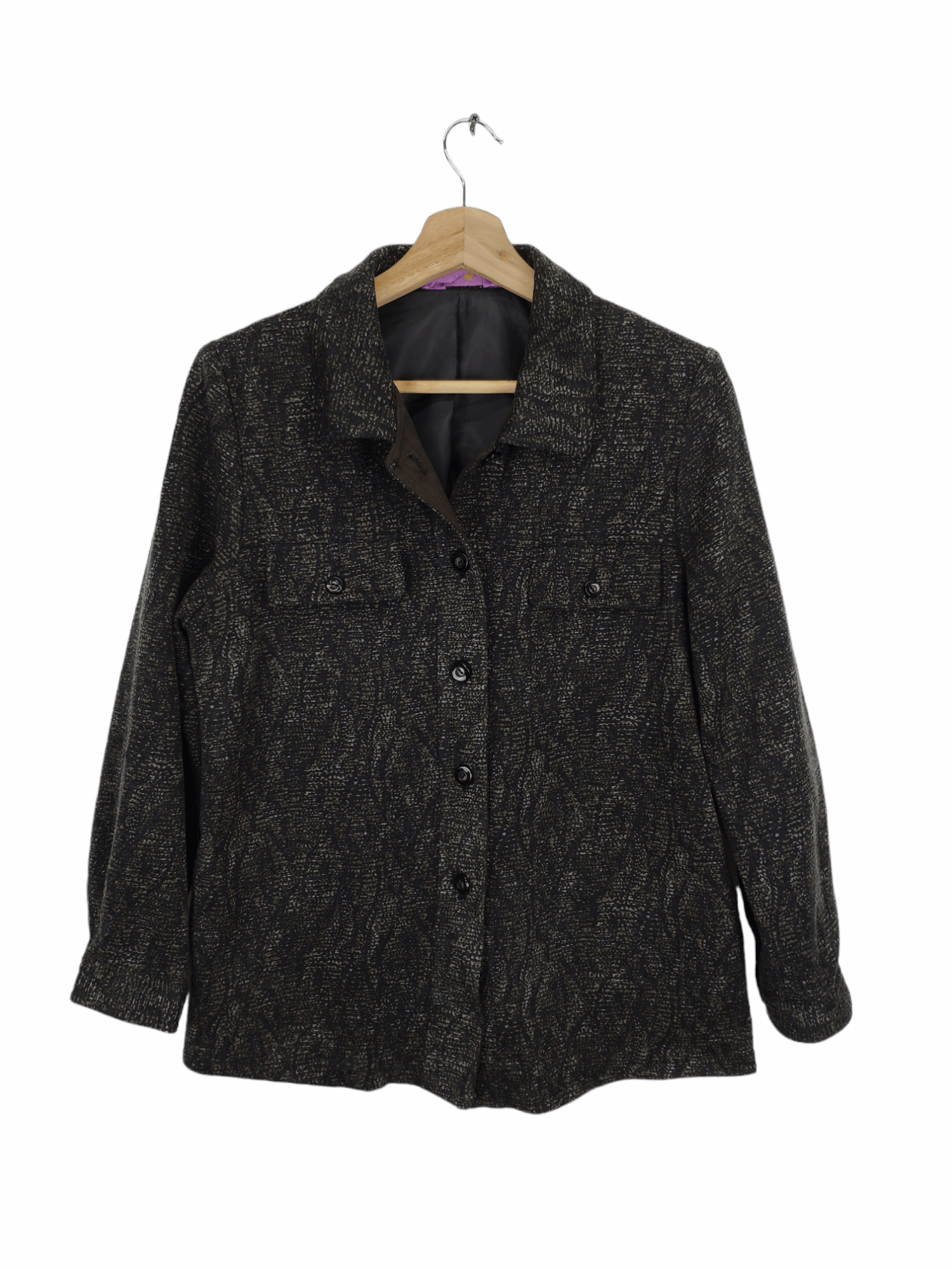 Japanese Brand × Vintage OFFER 💥 Vintage Wool Shirt Button Up by Party Friend Size M / US 6-8 / IT 42-44 - 1 Thumbnail
