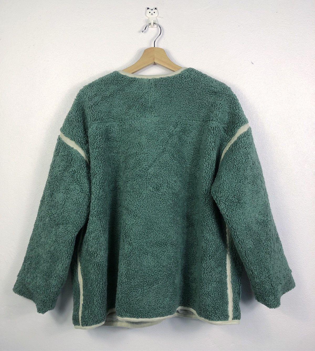 Japanese Brand Rare Lowrys Farm Japan Button Sherpa Fleece Jacket Size US XL / EU 56 / 4 - 6 Thumbnail