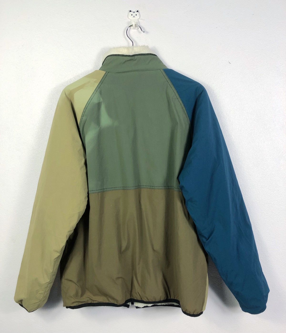 Japanese Brand Rare Inherit Japan Colorblock Reversible Fleece Jacket Size US M / EU 48-50 / 2 - 7 Thumbnail