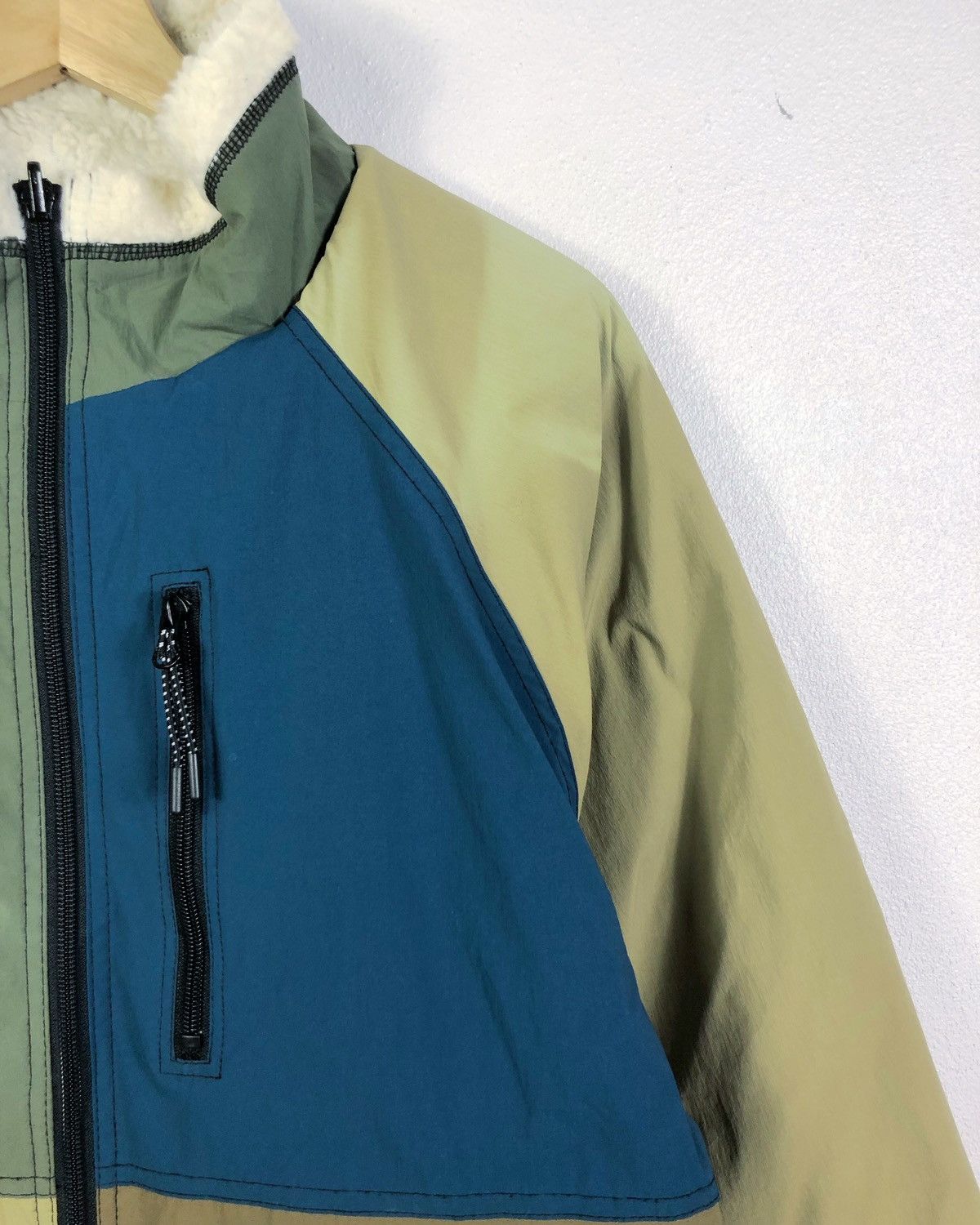 Japanese Brand Rare Inherit Japan Colorblock Reversible Fleece Jacket Size US M / EU 48-50 / 2 - 3 Thumbnail