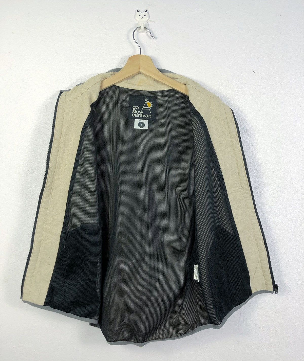 Japanese Brand × go slow caravan Rare Go Slow Caravan Zipper Vest Size US M / EU 48-50 / 2 - 8 Thumbnail