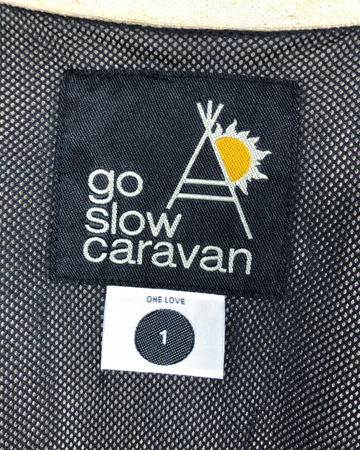 Japanese Brand × go slow caravan Rare Go Slow Caravan Zipper Vest Size US M / EU 48-50 / 2 - 9 Thumbnail