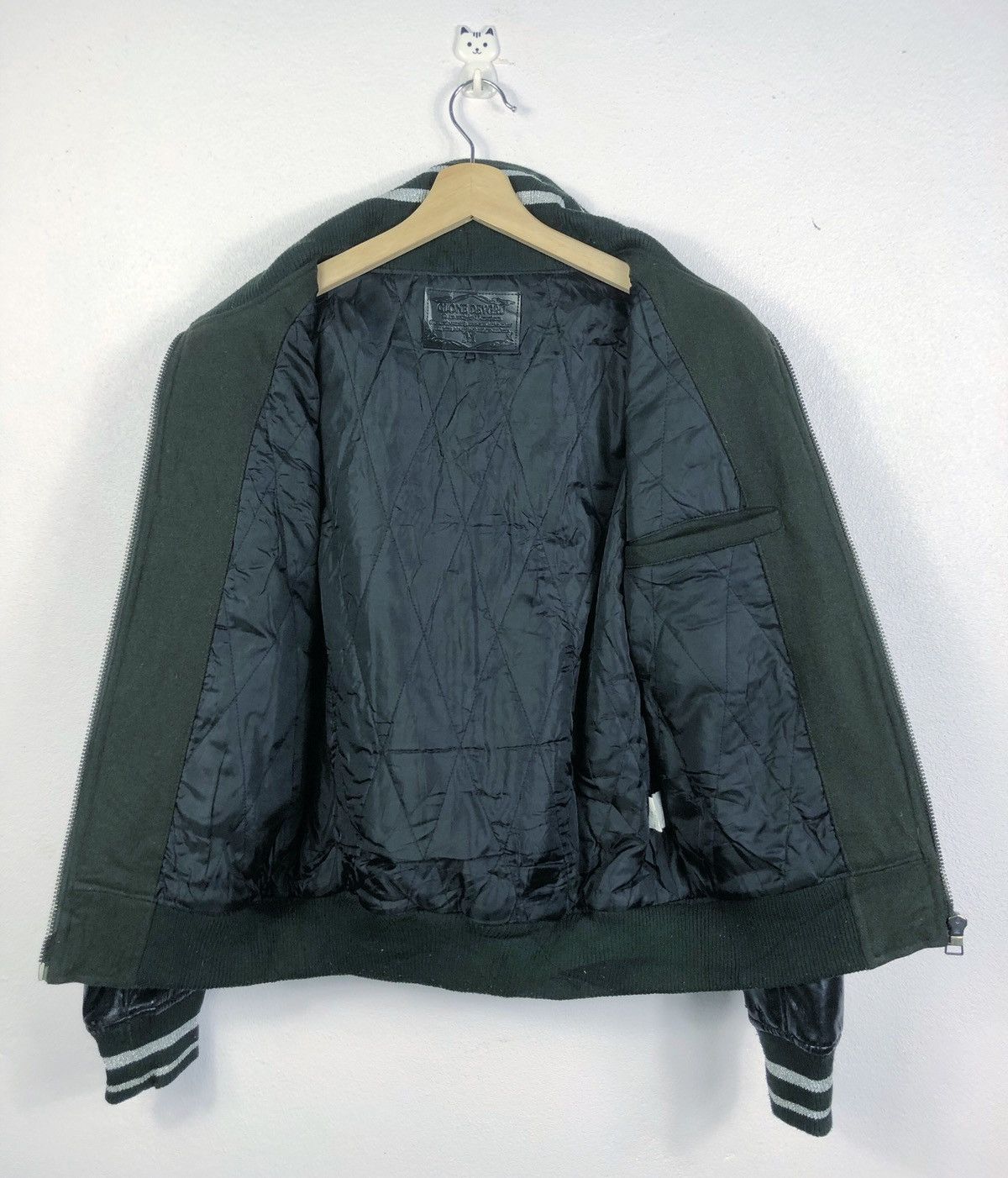 Japanese Brand Rare Clone Devgru Japan Varsity Biker Jacket Size US M / EU 48-50 / 2 - 9 Thumbnail