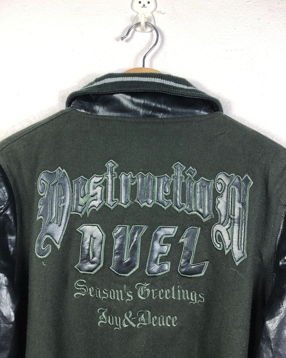 Japanese Brand Rare Clone Devgru Japan Varsity Biker Jacket Size US M / EU 48-50 / 2 - 8 Thumbnail