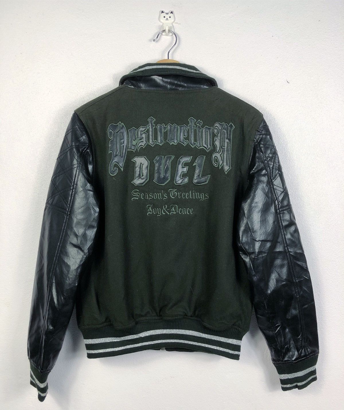 Japanese Brand Rare Clone Devgru Japan Varsity Biker Jacket Size US M / EU 48-50 / 2 - 7 Thumbnail
