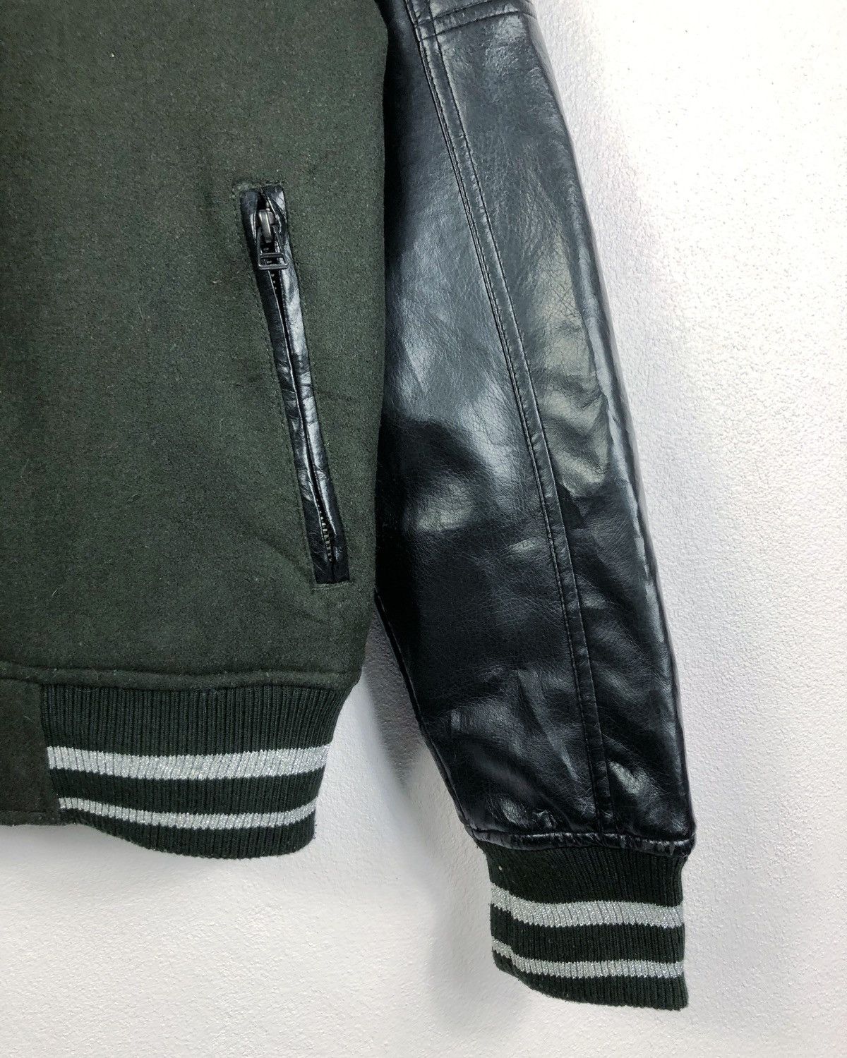 Japanese Brand Rare Clone Devgru Japan Varsity Biker Jacket Size US M / EU 48-50 / 2 - 6 Thumbnail
