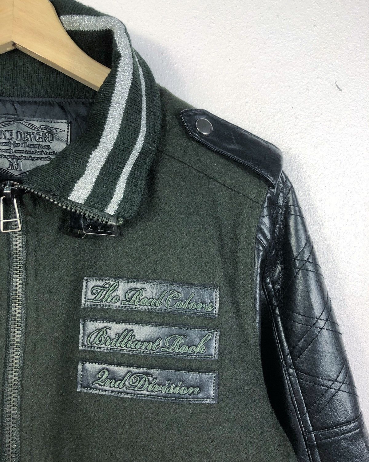 Japanese Brand Rare Clone Devgru Japan Varsity Biker Jacket Size US M / EU 48-50 / 2 - 4 Thumbnail