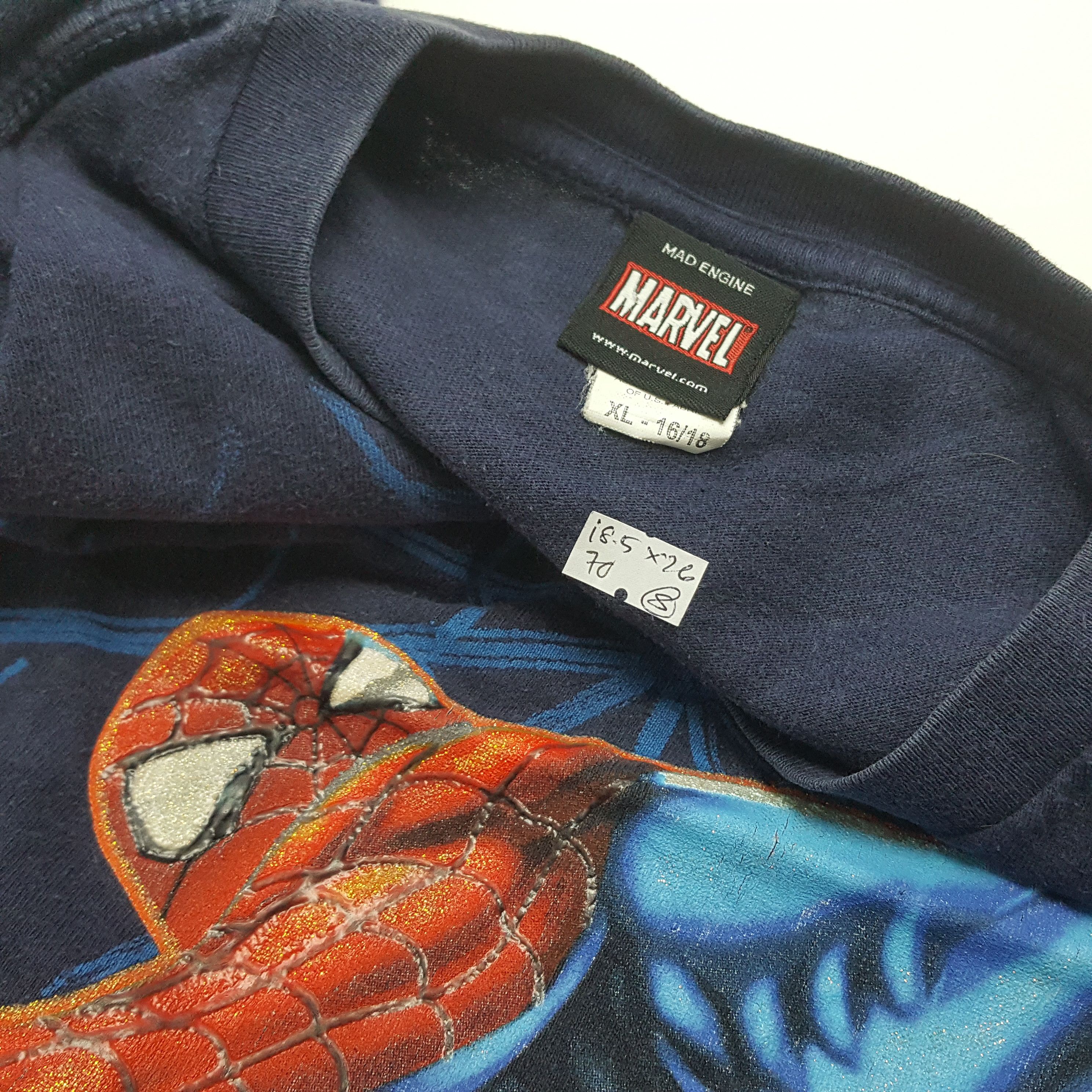Marvel Comics × Vintage SPIDER-MAN Marvel comics over print t-shirt Size US S / EU 44-46 / 1 - 3 Thumbnail