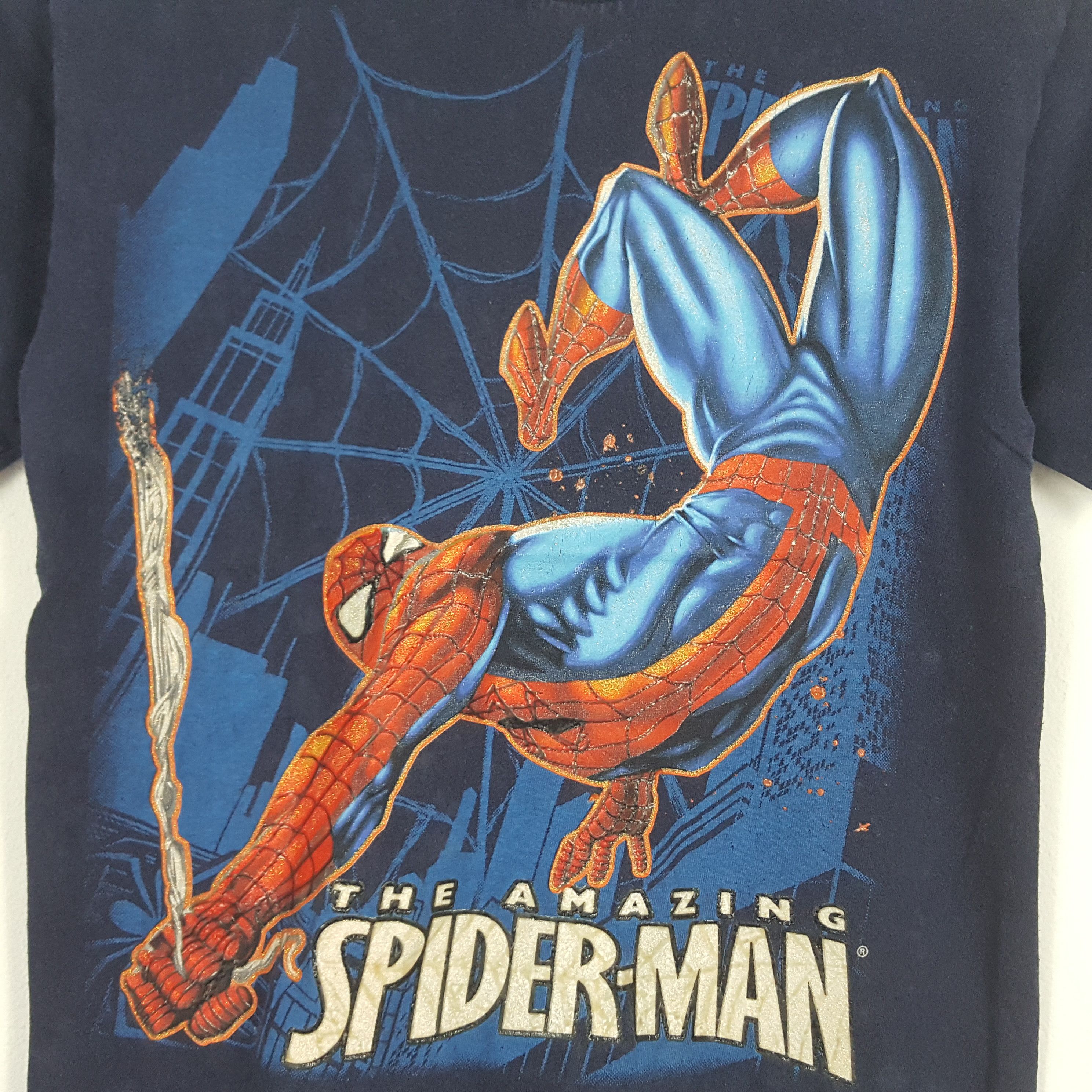Marvel Comics × Vintage SPIDER-MAN Marvel comics over print t-shirt Size US S / EU 44-46 / 1 - 4 Thumbnail
