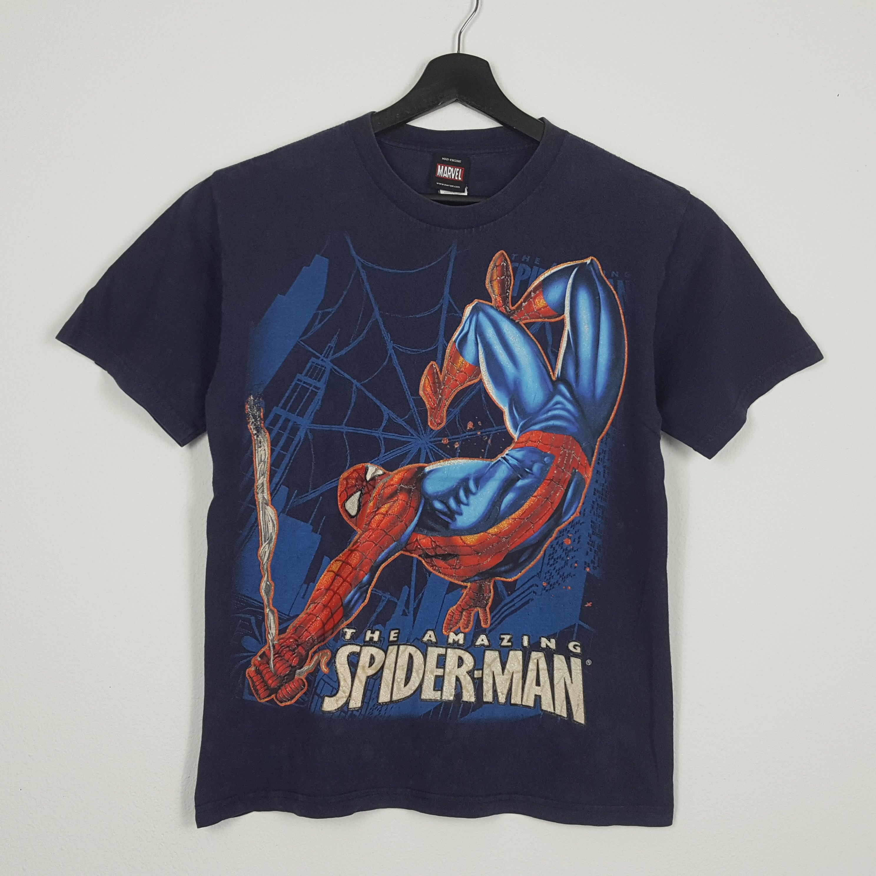 Marvel Comics × Vintage SPIDER-MAN Marvel comics over print t-shirt Size US S / EU 44-46 / 1 - 1 Thumbnail