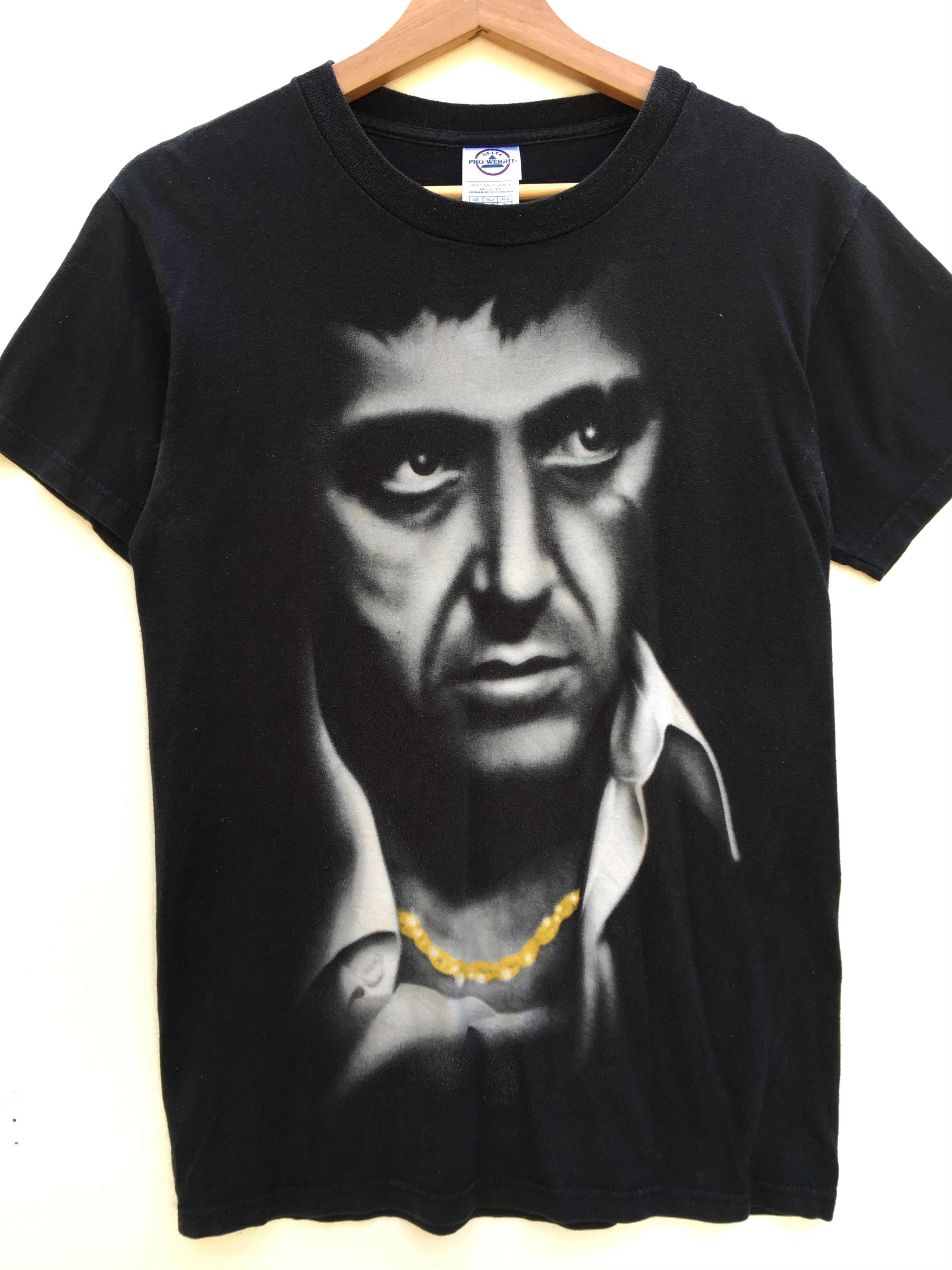 Vintage Rare Vintage Tony Montana Scarface Tshirt Size US S / EU 44-46 / 1 - 4 Thumbnail