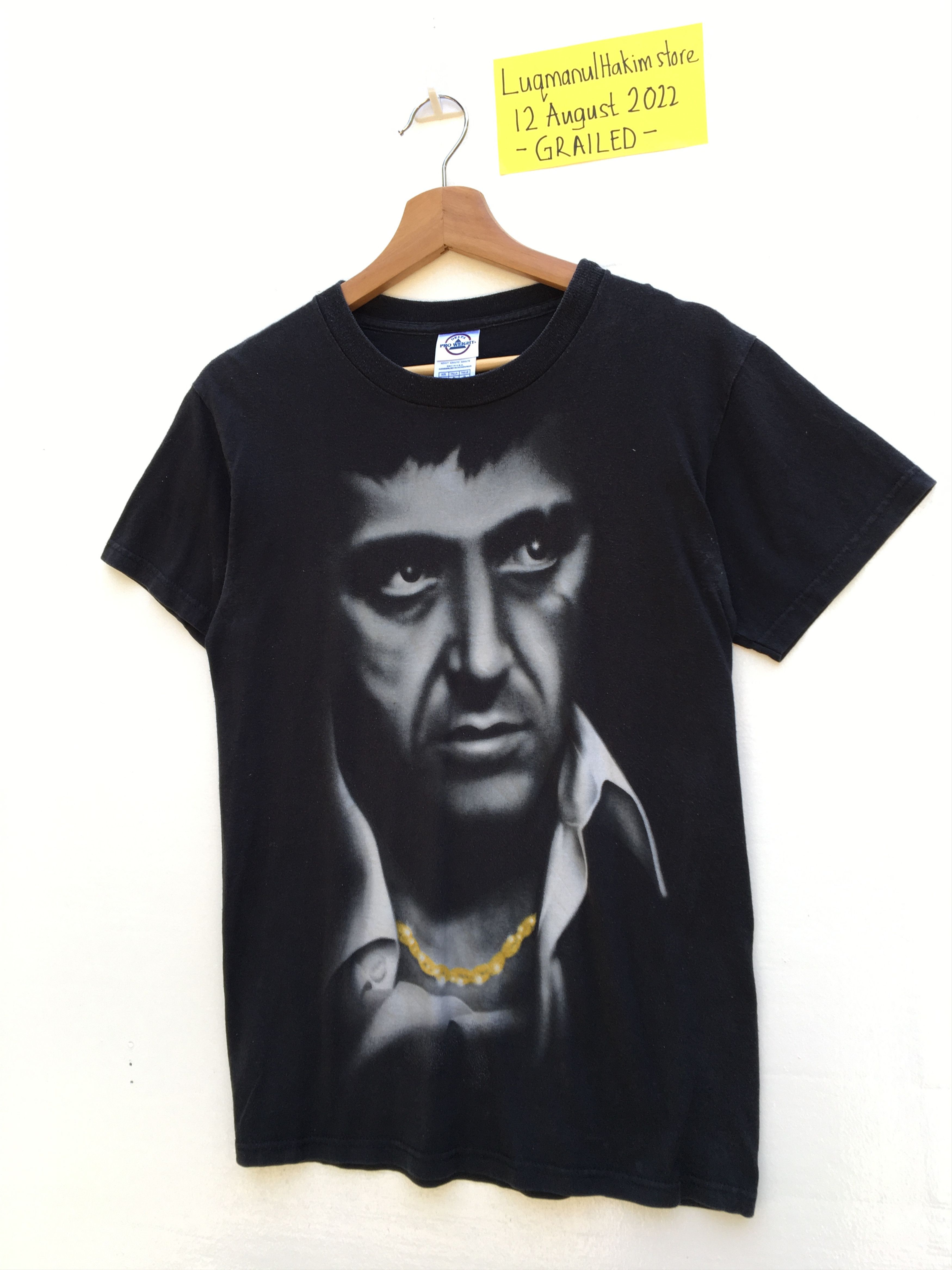 Vintage Rare Vintage Tony Montana Scarface Tshirt Size US S / EU 44-46 / 1 - 3 Thumbnail
