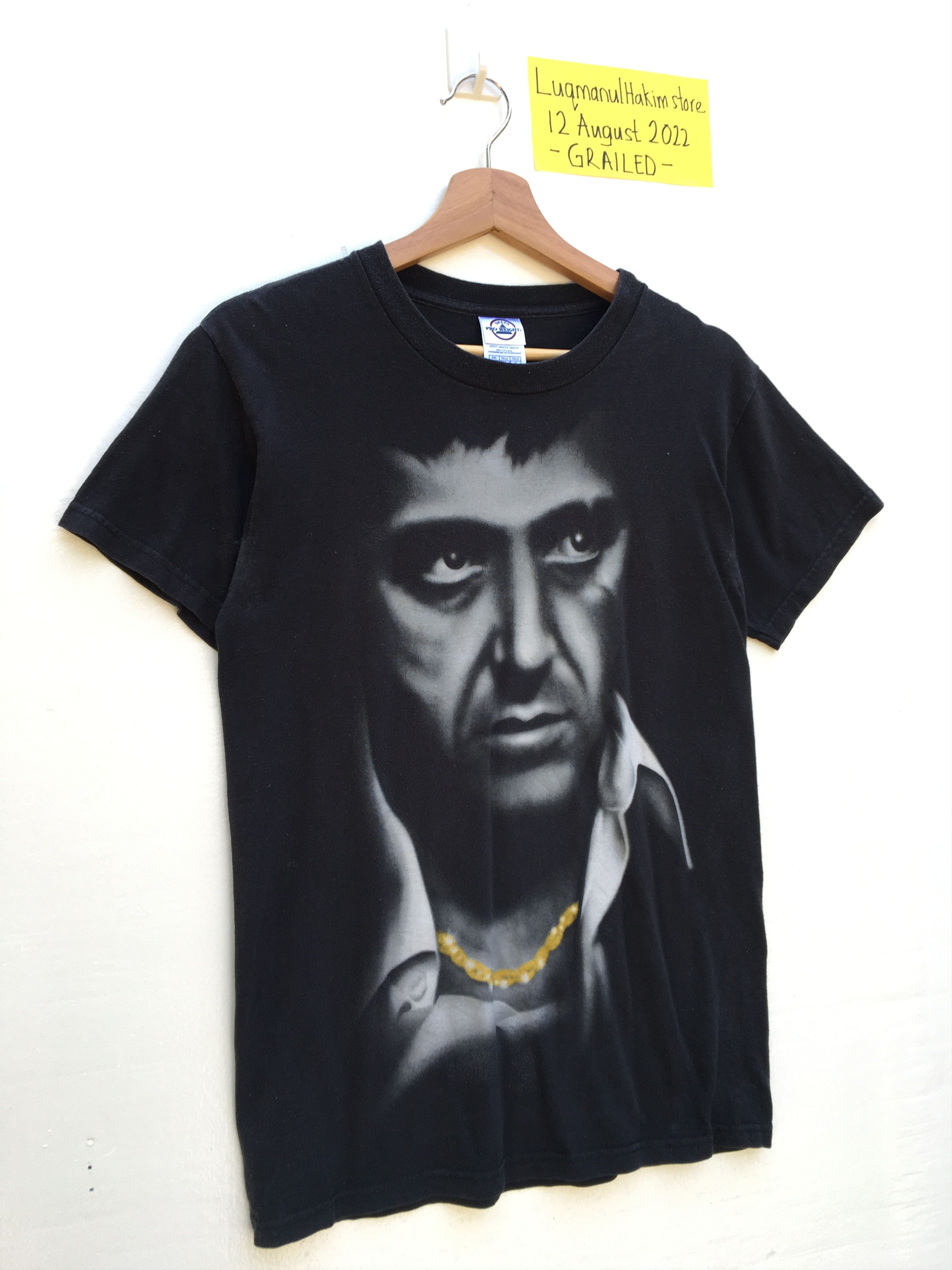 Vintage Rare Vintage Tony Montana Scarface Tshirt Size US S / EU 44-46 / 1 - 2 Thumbnail