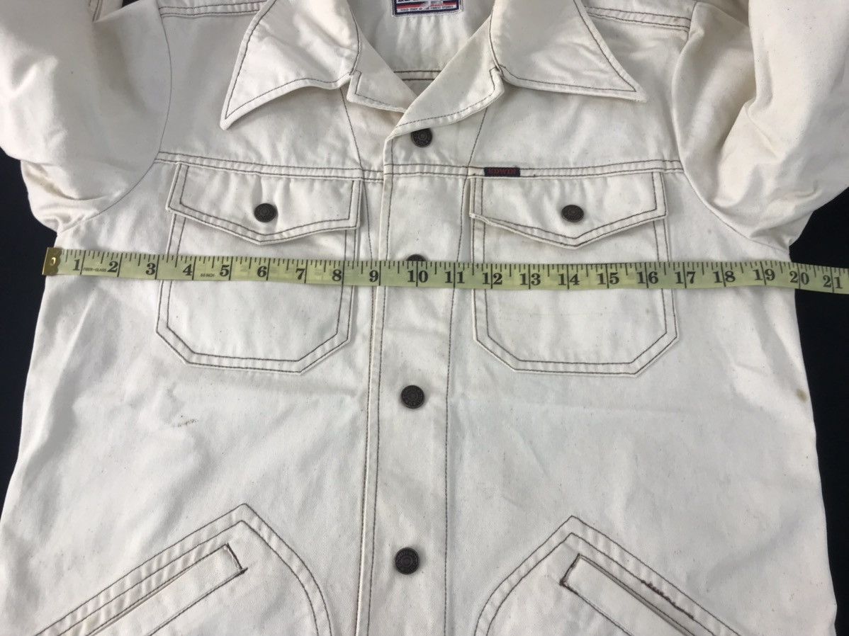 Edwin × Vintage 90s Edwin Denim Jacket Button Up Multi Pocket Western K1076j Size US M / EU 48-50 / 2 - 7 Thumbnail