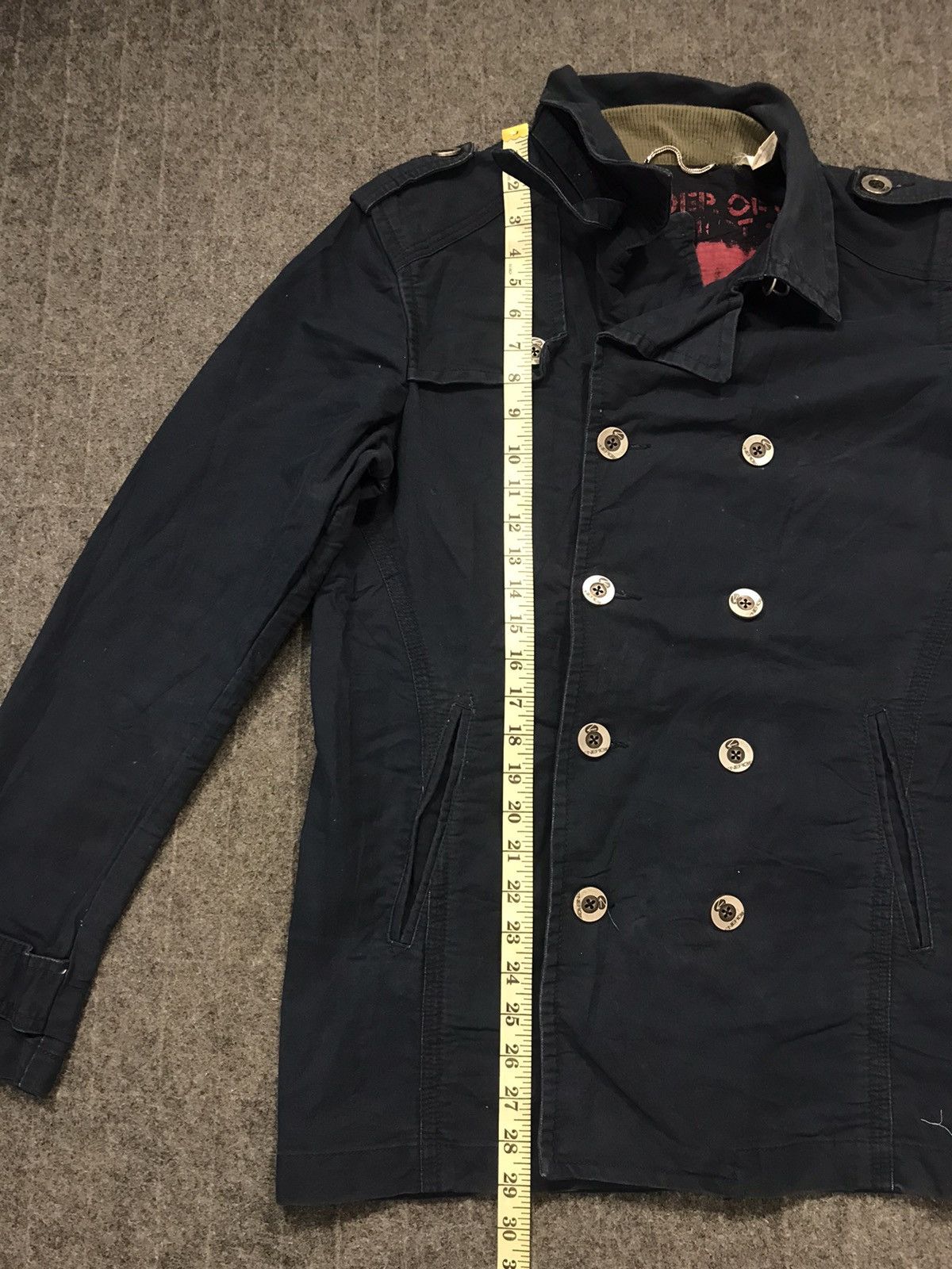 Energie × Sixty Energie x Sixty Double Breasted CyberPunk Jacket K1081j Size US M / EU 48-50 / 2 - 13 Thumbnail