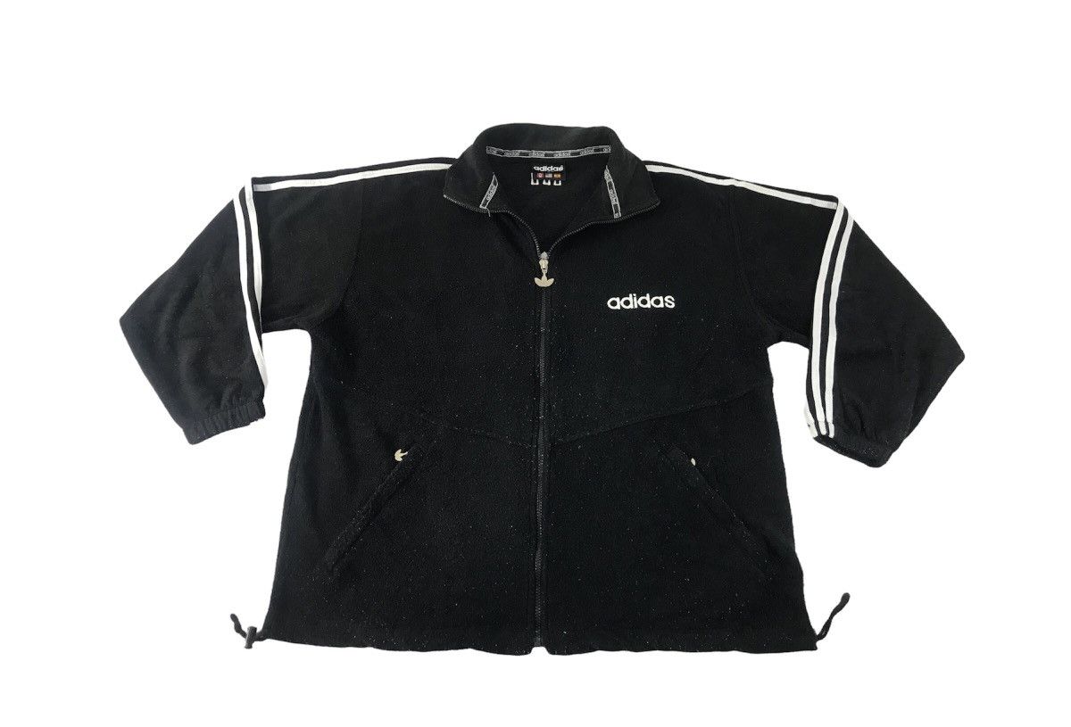 Adidas × Vintage 90s Adidas Trifoil Grizzly Fluffy Fleece Jacket K1072j Size US L / EU 52-54 / 3 - 2 Thumbnail