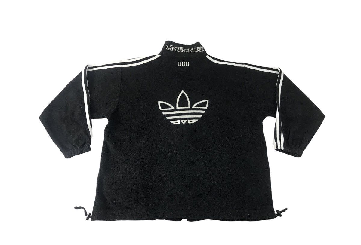Adidas × Vintage 90s Adidas Trifoil Grizzly Fluffy Fleece Jacket K1072j Size US L / EU 52-54 / 3 - 1 Thumbnail