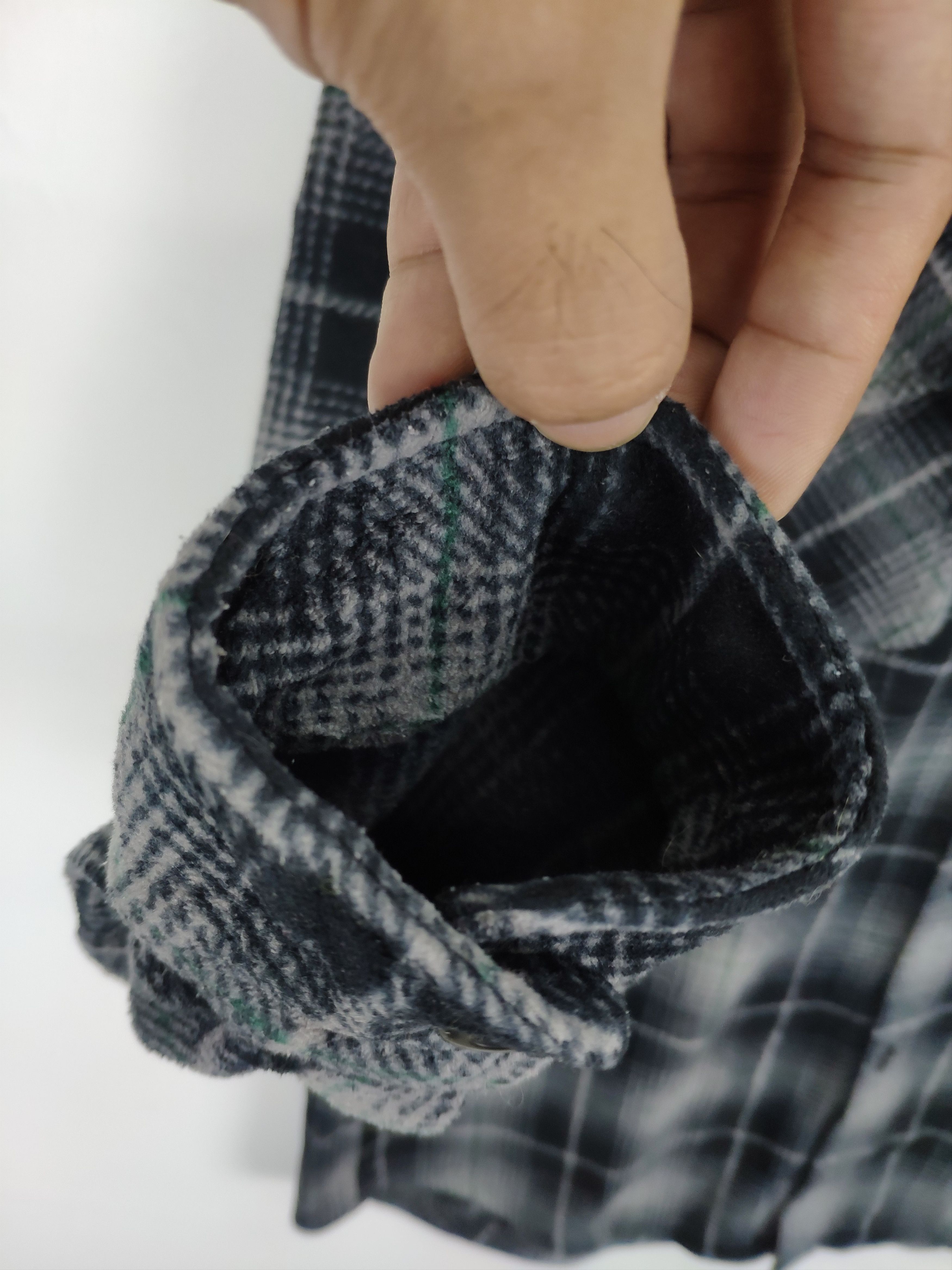 Flannel × Japanese Brand Steal 💥 Uniqlo Plaid Flannel Button Up Travis Style Size US M / EU 48-50 / 2 - 5 Thumbnail
