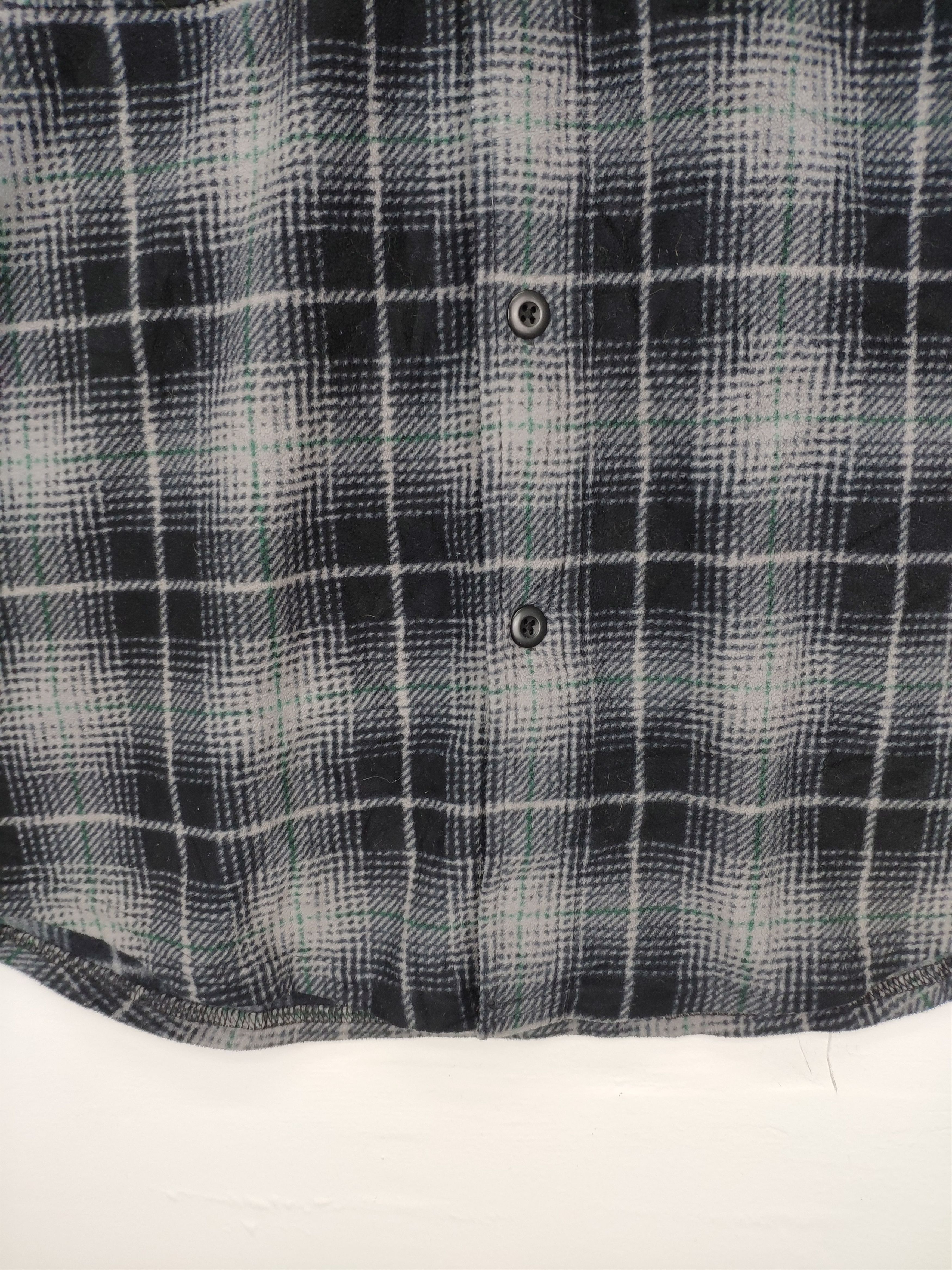 Flannel × Japanese Brand Steal 💥 Uniqlo Plaid Flannel Button Up Travis Style Size US M / EU 48-50 / 2 - 6 Thumbnail