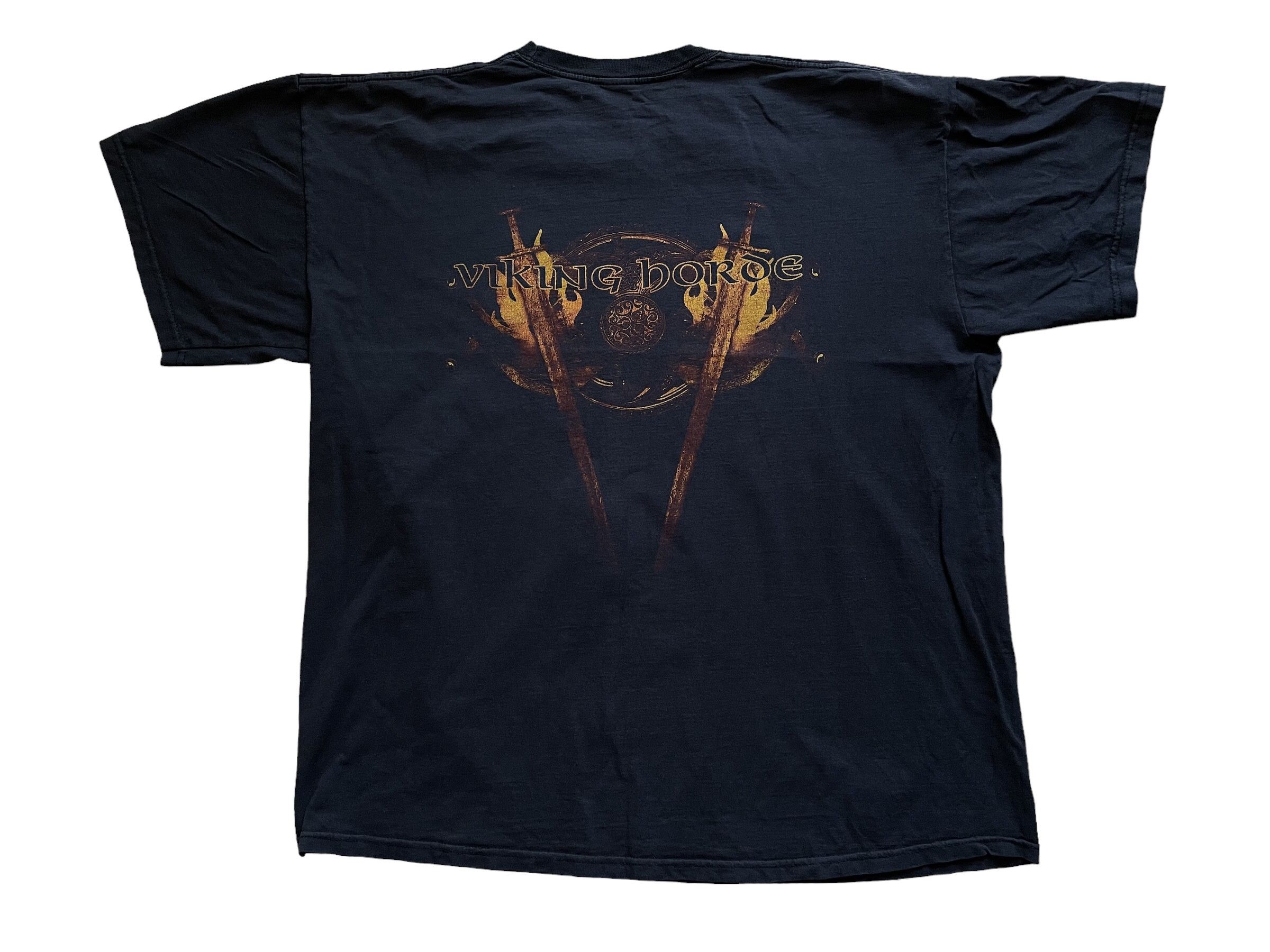 Band Tees × Vintage Amon Amarth Dead Metal Viking Rare Vintage Shirt Tee Hype Size US XL / EU 56 / 4 - 2 Thumbnail