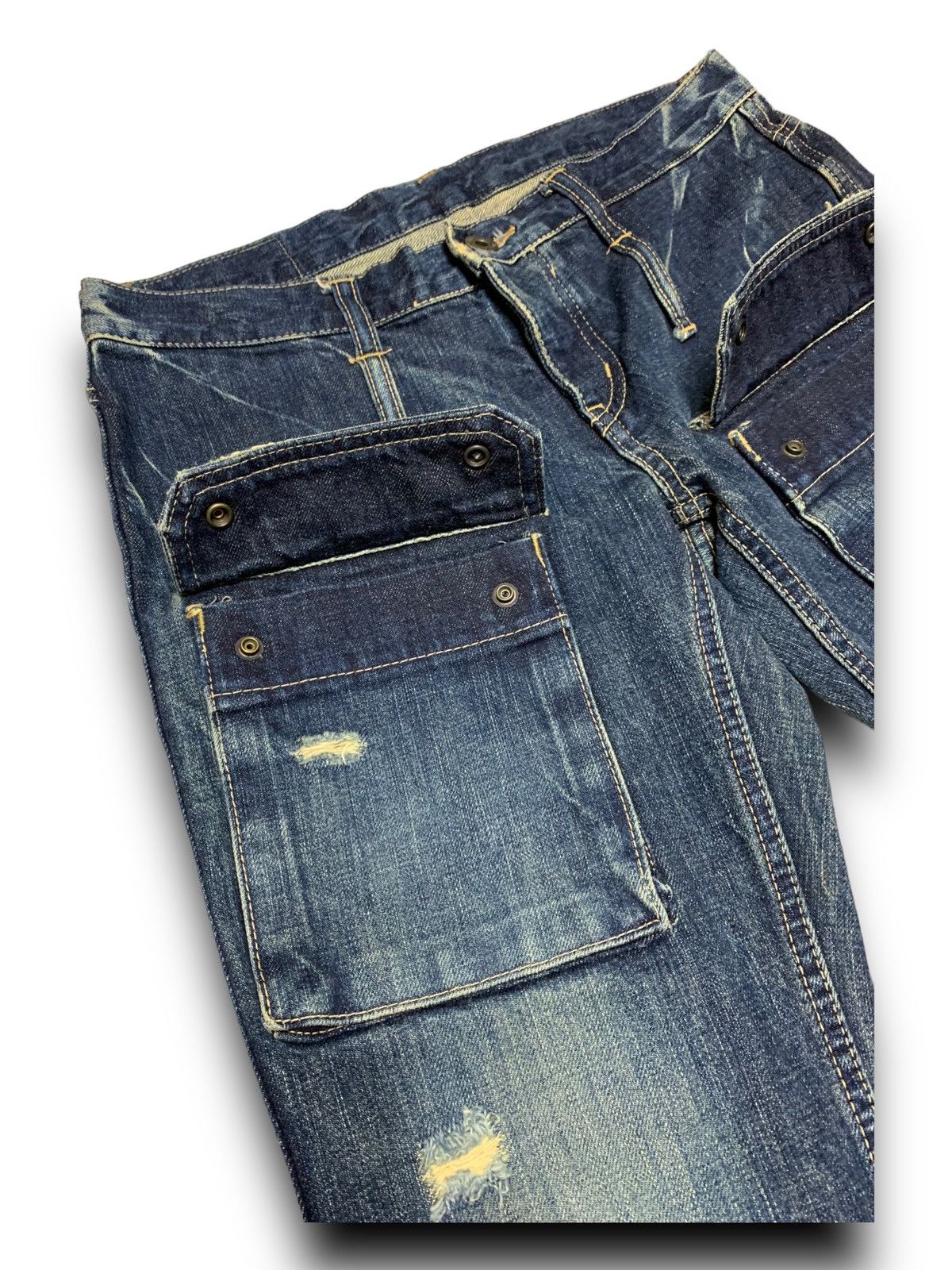 Designer × Hysteric Glamour × Japanese Brand HYSTERIC GLAMOUR BUSH POCKET JAPANESE BRAND DENIM PANTS Size US 30 / EU 46 - 14 Thumbnail