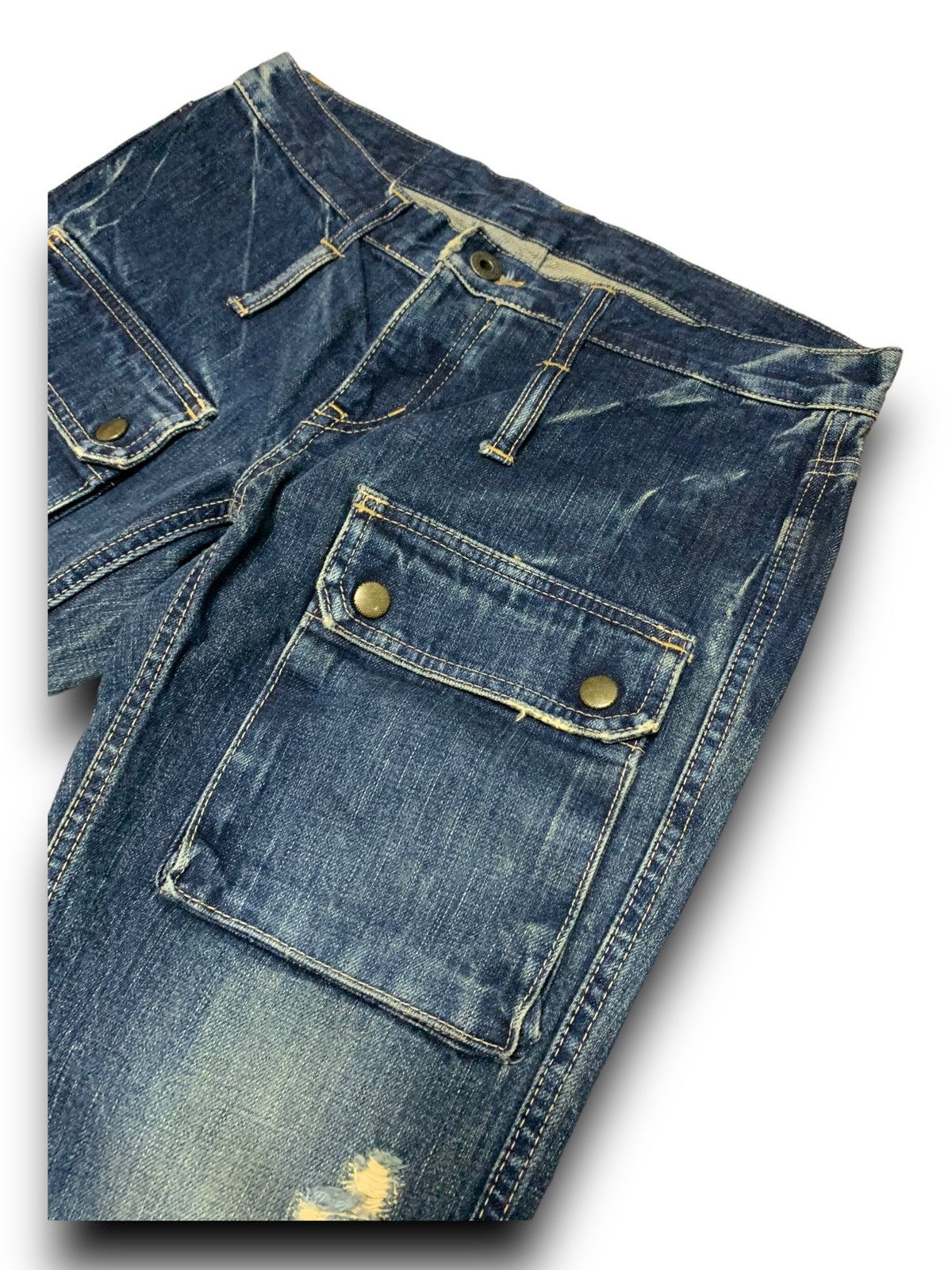 Designer × Hysteric Glamour × Japanese Brand HYSTERIC GLAMOUR BUSH POCKET JAPANESE BRAND DENIM PANTS Size US 30 / EU 46 - 11 Thumbnail