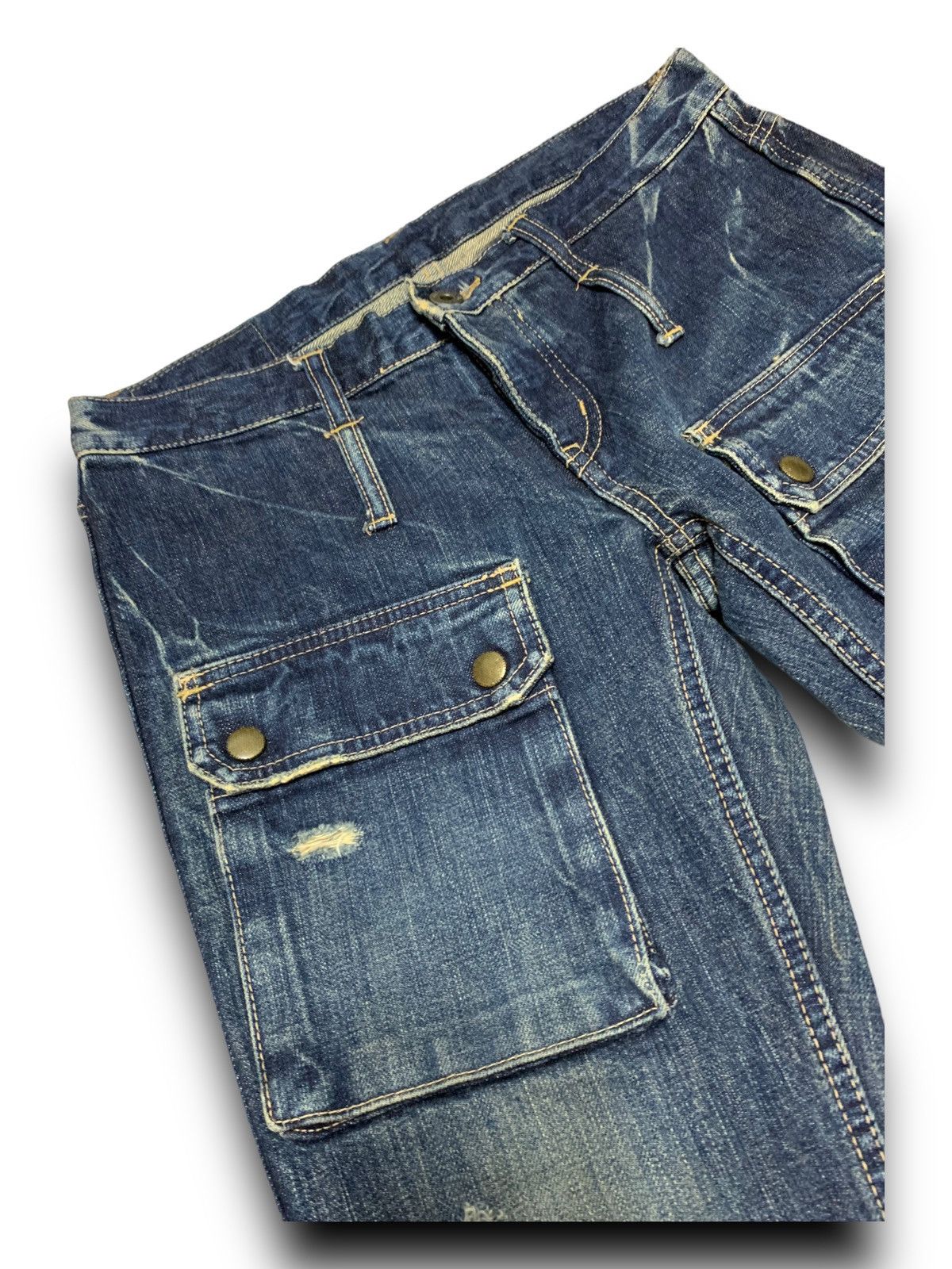 Designer × Hysteric Glamour × Japanese Brand HYSTERIC GLAMOUR BUSH POCKET JAPANESE BRAND DENIM PANTS Size US 30 / EU 46 - 10 Thumbnail