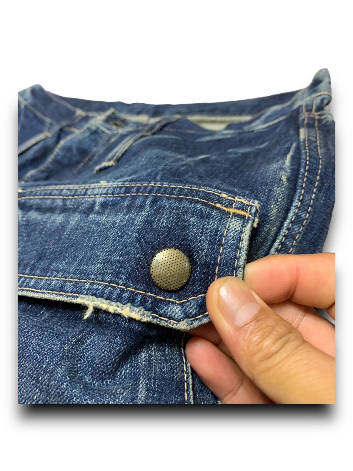 Designer × Hysteric Glamour × Japanese Brand HYSTERIC GLAMOUR BUSH POCKET JAPANESE BRAND DENIM PANTS Size US 30 / EU 46 - 12 Thumbnail