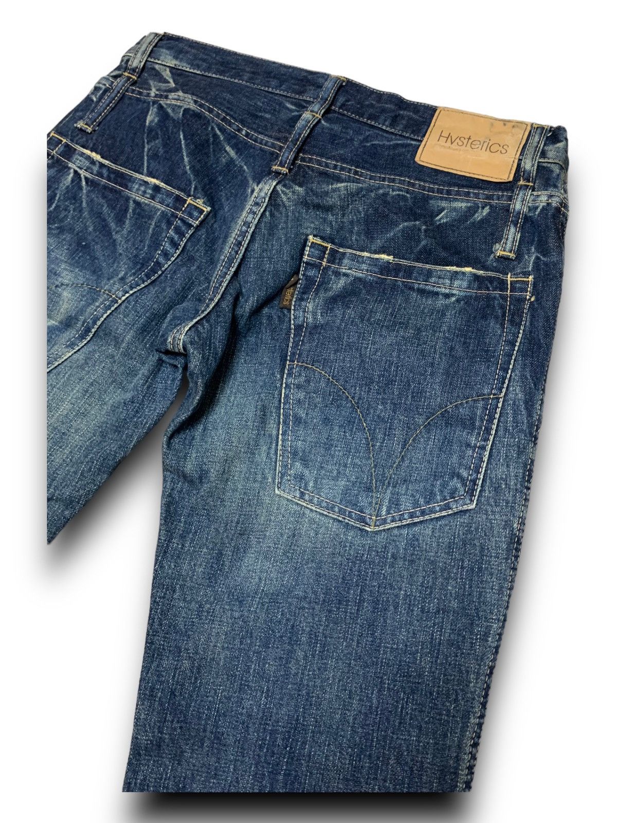 Designer × Hysteric Glamour × Japanese Brand HYSTERIC GLAMOUR BUSH POCKET JAPANESE BRAND DENIM PANTS Size US 30 / EU 46 - 18 Thumbnail