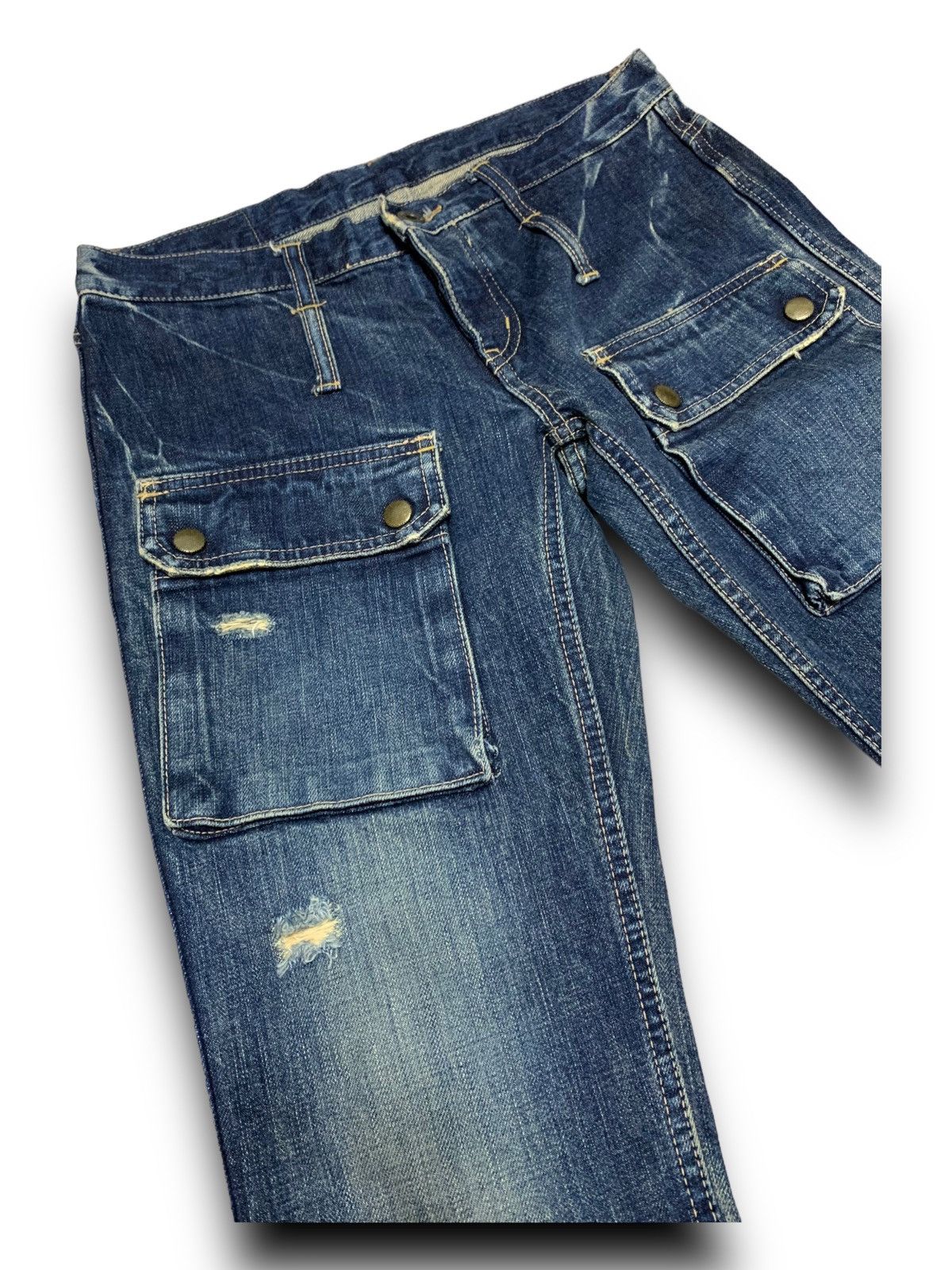 Designer × Hysteric Glamour × Japanese Brand HYSTERIC GLAMOUR BUSH POCKET JAPANESE BRAND DENIM PANTS Size US 30 / EU 46 - 9 Thumbnail
