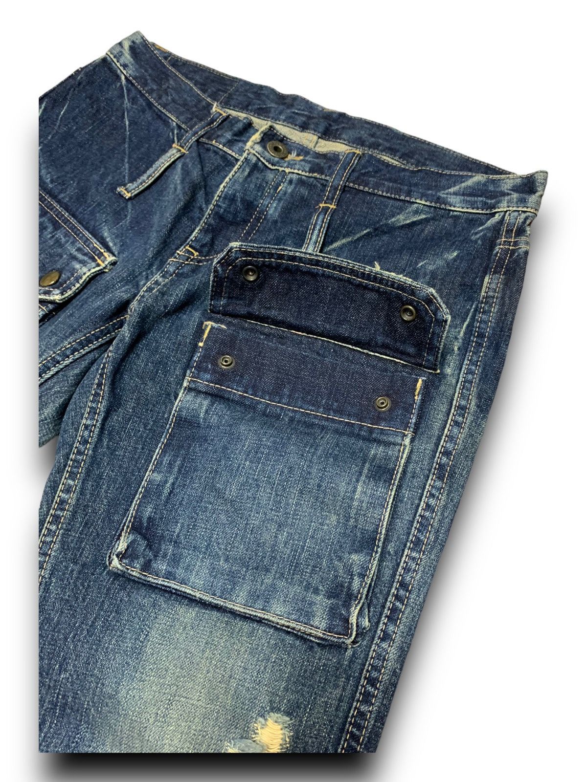 Designer × Hysteric Glamour × Japanese Brand HYSTERIC GLAMOUR BUSH POCKET JAPANESE BRAND DENIM PANTS Size US 30 / EU 46 - 13 Thumbnail