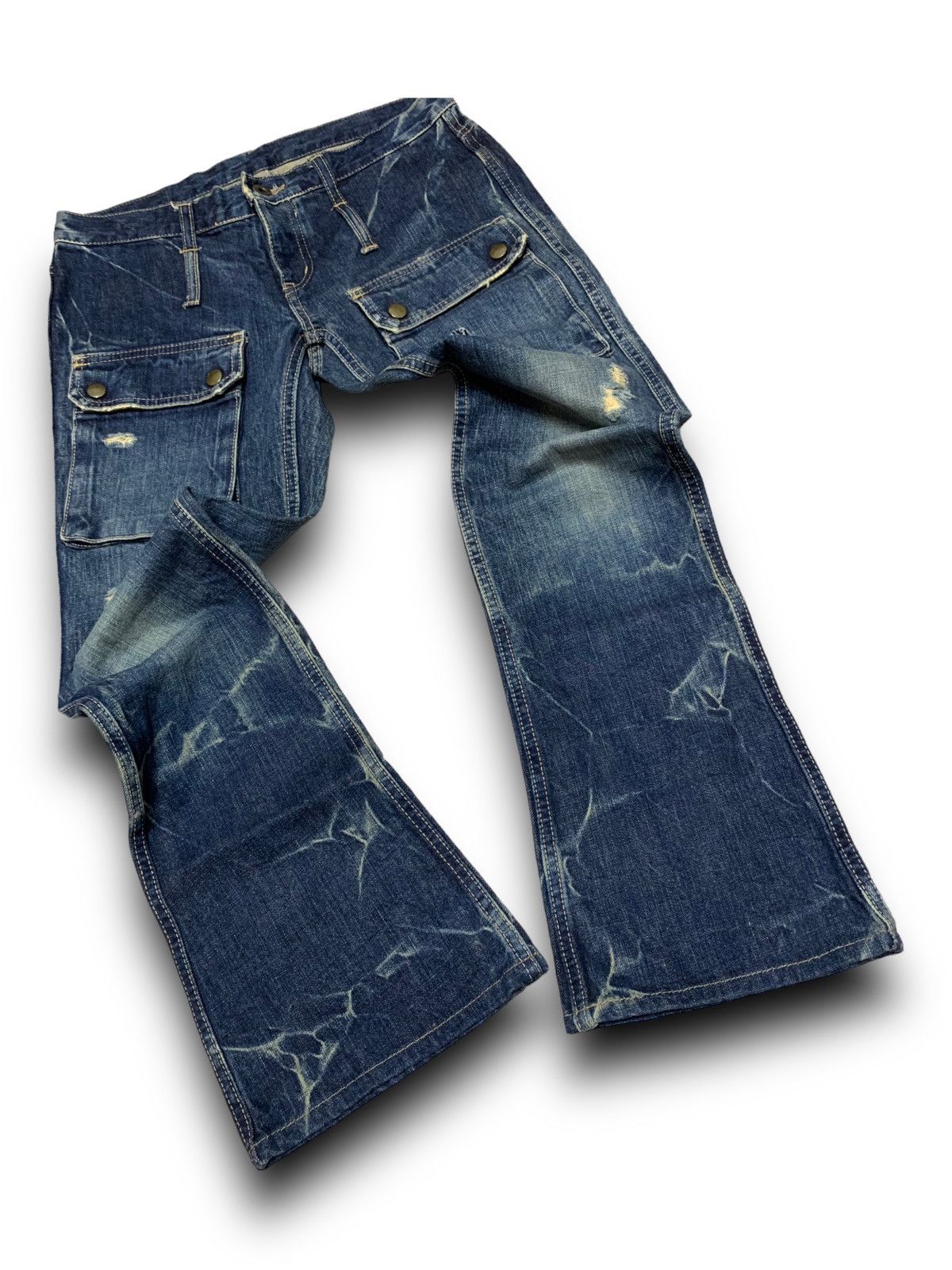 Designer × Hysteric Glamour × Japanese Brand HYSTERIC GLAMOUR BUSH POCKET JAPANESE BRAND DENIM PANTS Size US 30 / EU 46 - 16 Thumbnail