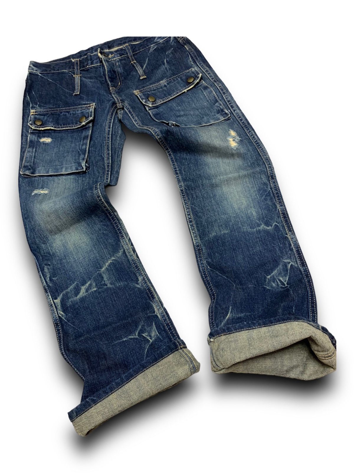 Designer × Hysteric Glamour × Japanese Brand HYSTERIC GLAMOUR BUSH POCKET JAPANESE BRAND DENIM PANTS Size US 30 / EU 46 - 17 Thumbnail