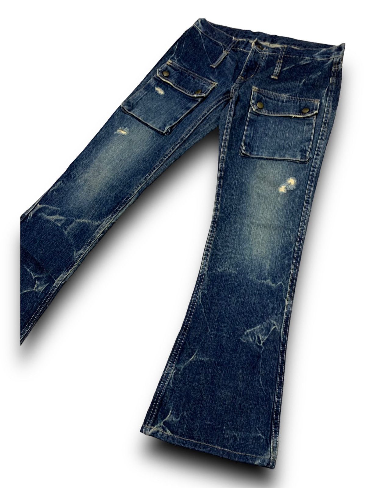 Designer × Hysteric Glamour × Japanese Brand HYSTERIC GLAMOUR BUSH POCKET JAPANESE BRAND DENIM PANTS Size US 30 / EU 46 - 7 Thumbnail