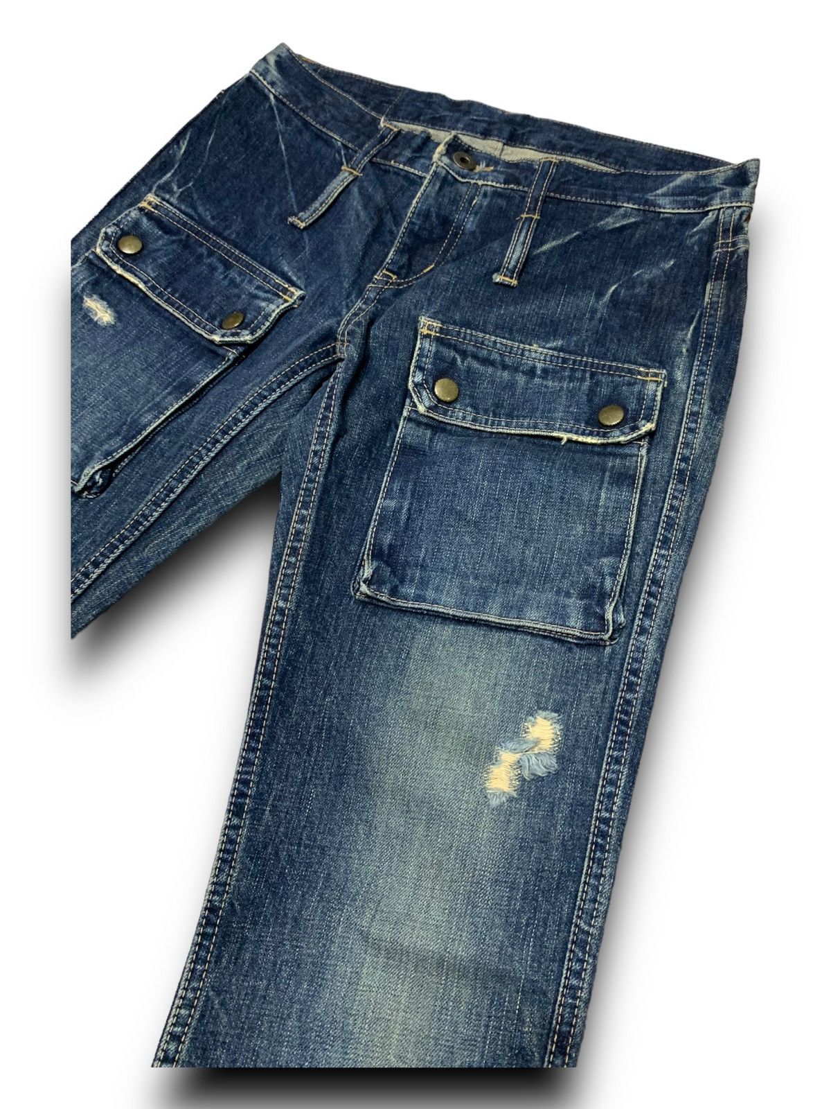 Designer × Hysteric Glamour × Japanese Brand HYSTERIC GLAMOUR BUSH POCKET JAPANESE BRAND DENIM PANTS Size US 30 / EU 46 - 8 Thumbnail