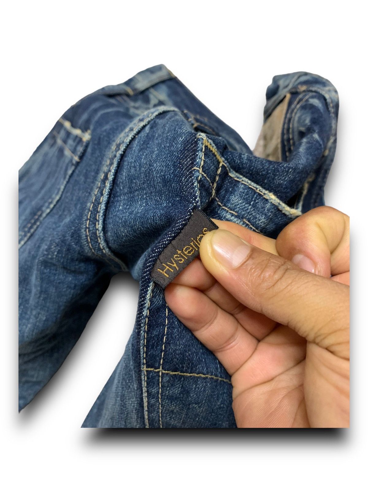 Designer × Hysteric Glamour × Japanese Brand HYSTERIC GLAMOUR BUSH POCKET JAPANESE BRAND DENIM PANTS Size US 30 / EU 46 - 4 Thumbnail