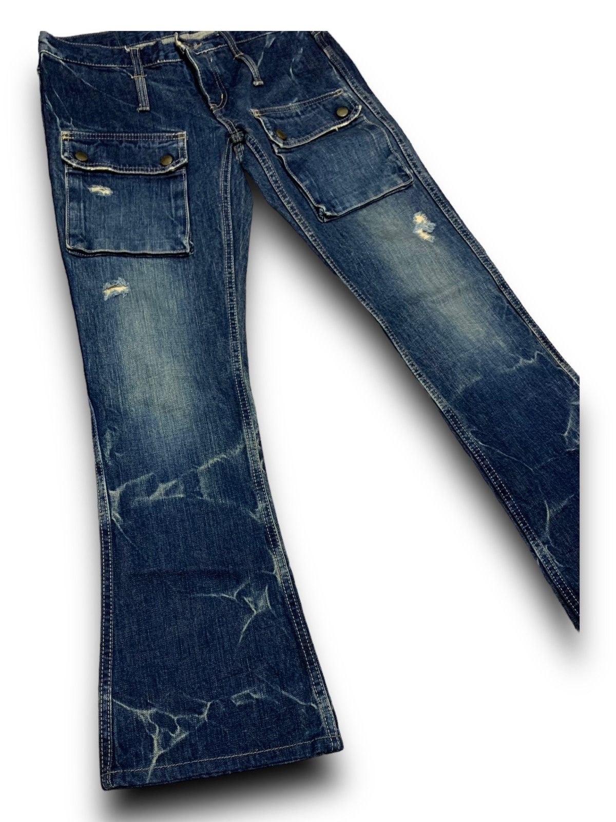 Designer × Hysteric Glamour × Japanese Brand HYSTERIC GLAMOUR BUSH POCKET JAPANESE BRAND DENIM PANTS Size US 30 / EU 46 - 6 Thumbnail
