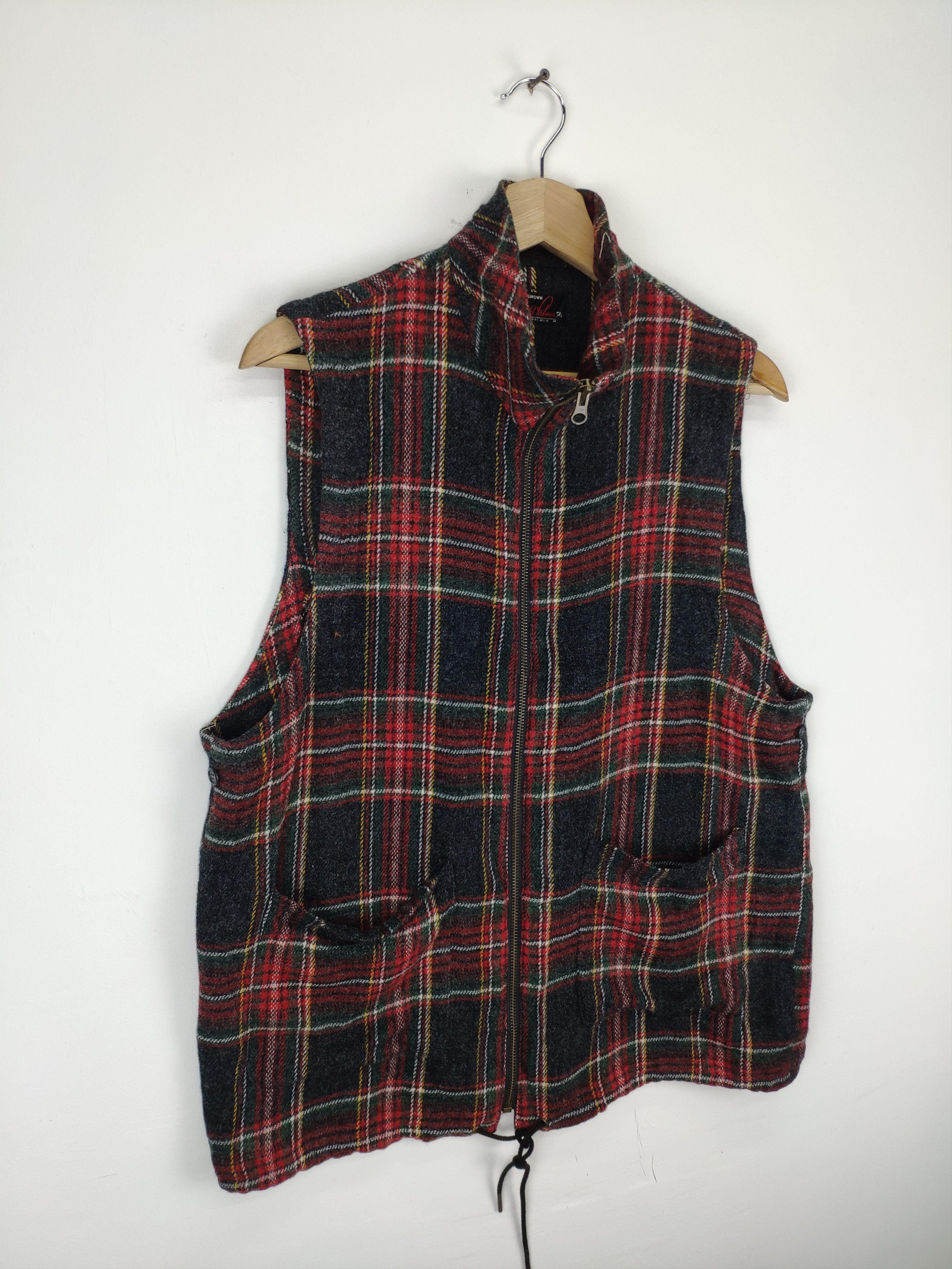 Japanese Brand × Vintage Vintage Arnold Palmer Vest Checkered Size US M / EU 48-50 / 2 - 7 Thumbnail