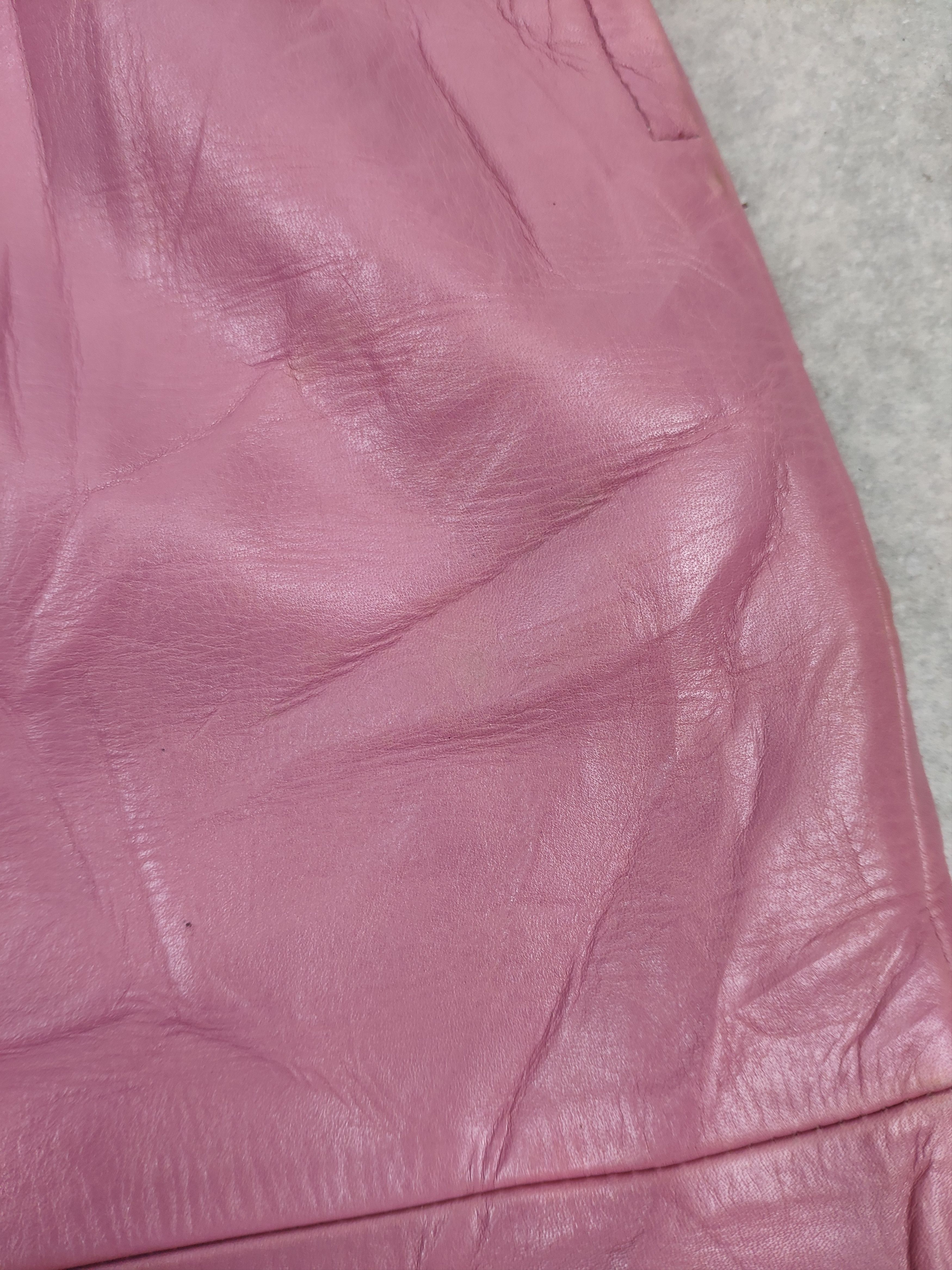 Genuine Leather × Japanese Brand × Vintage Vintage Leather Skirts Yohji Yamamoto Style by Klein D'oeil Size 23" - 11 Thumbnail