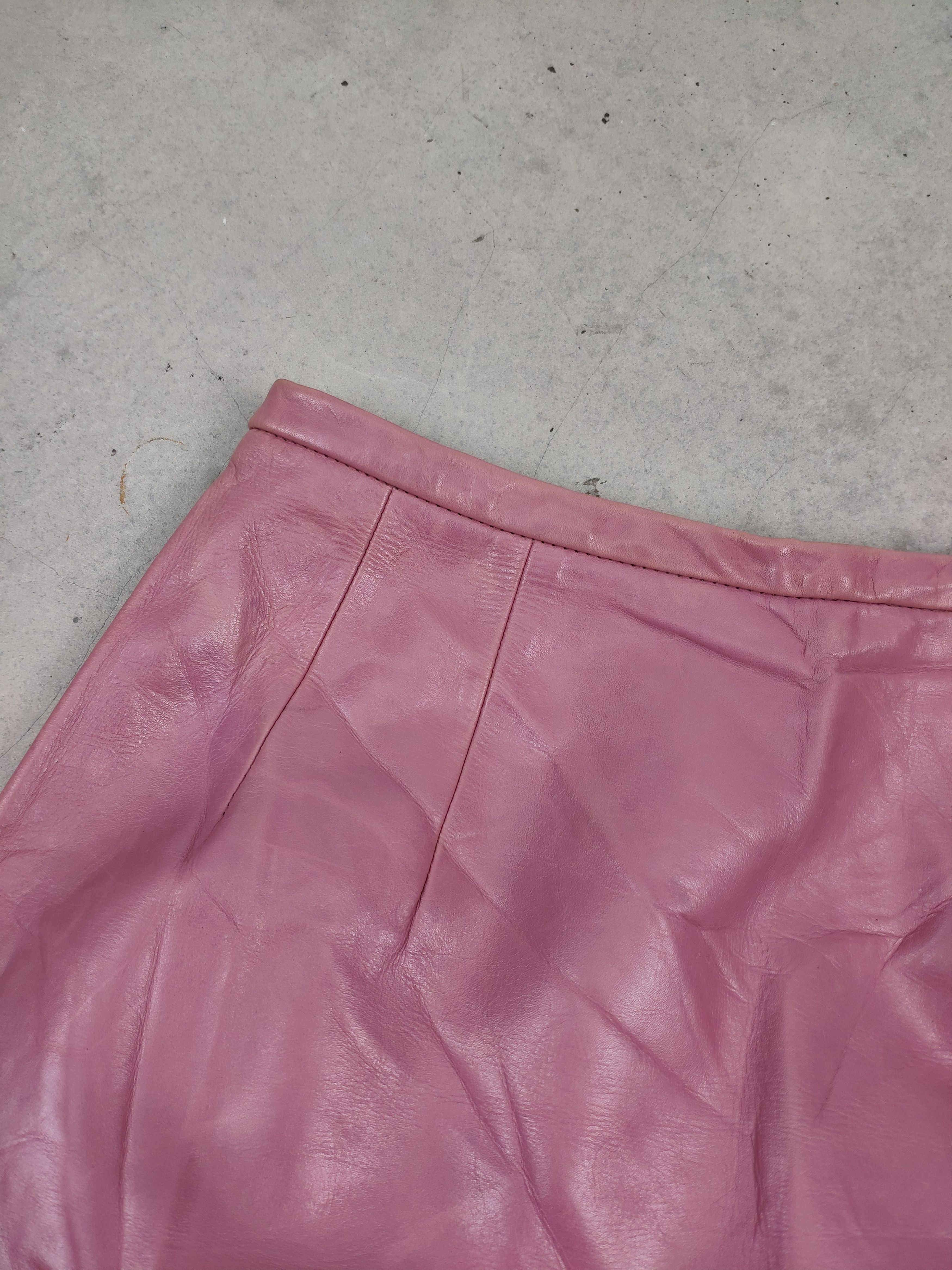 Genuine Leather × Japanese Brand × Vintage Vintage Leather Skirts Yohji Yamamoto Style by Klein D'oeil Size 23" - 10 Thumbnail