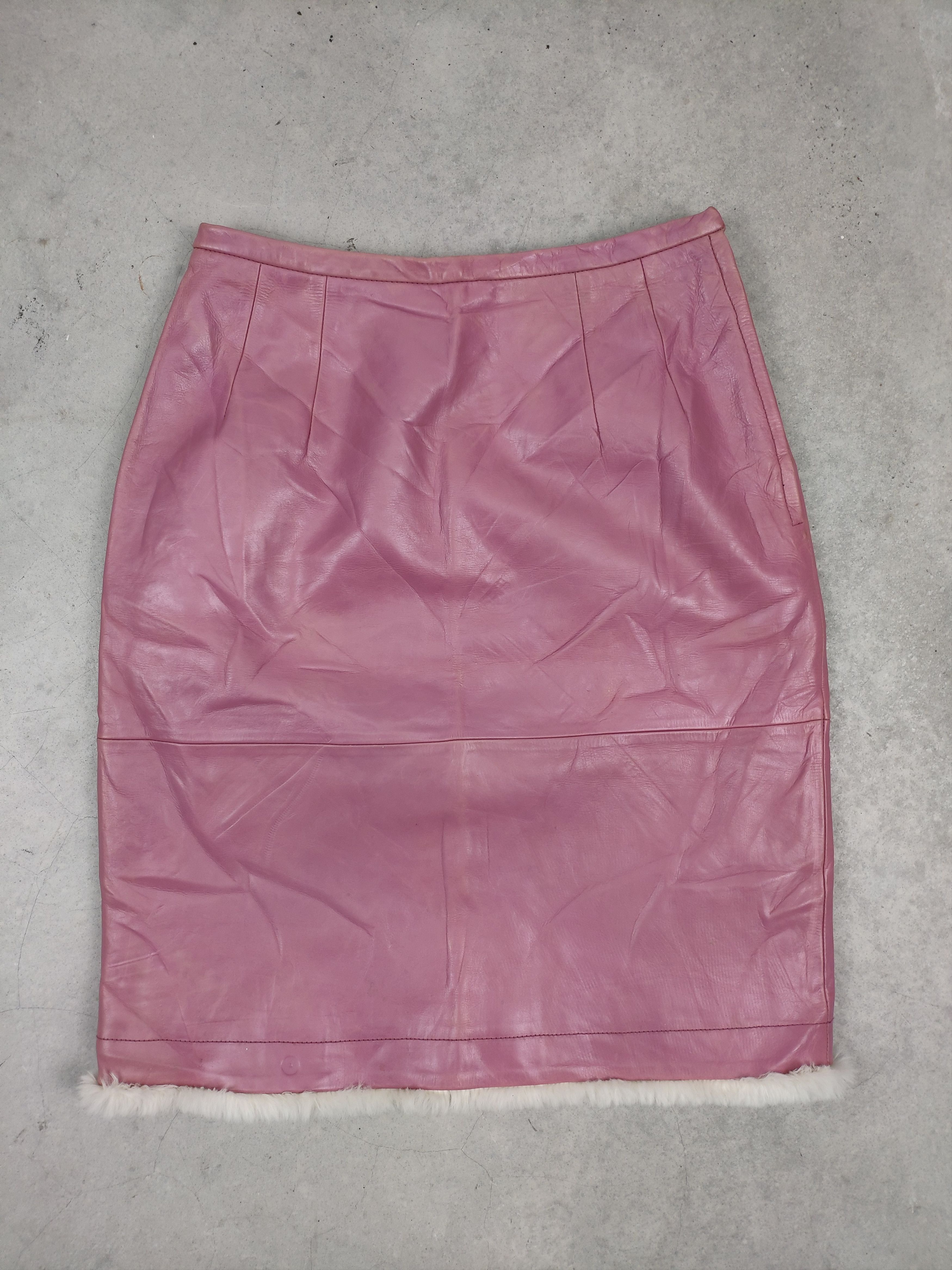Genuine Leather × Japanese Brand × Vintage Vintage Leather Skirts Yohji Yamamoto Style by Klein D'oeil Size 23" - 13 Thumbnail