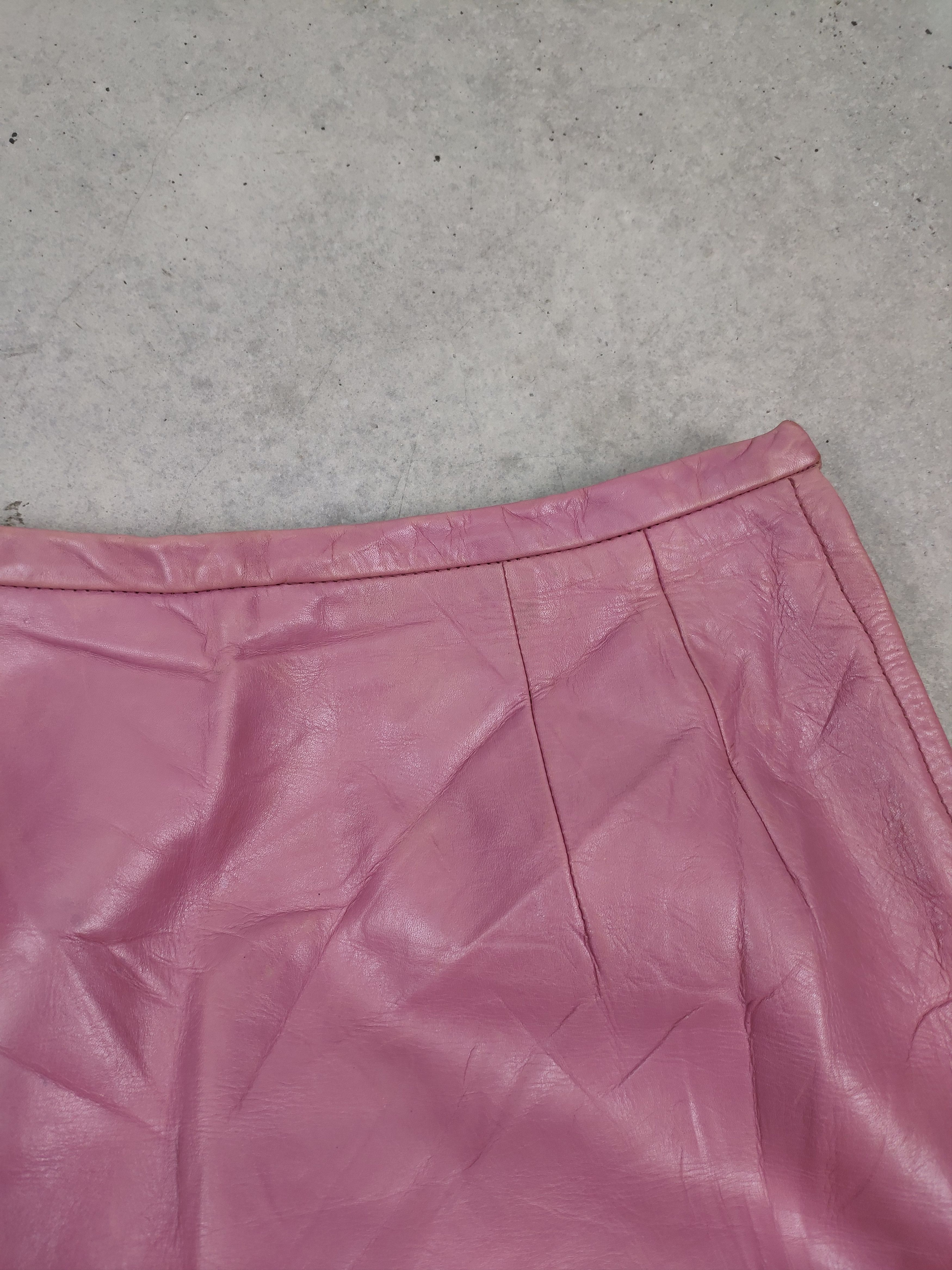 Genuine Leather × Japanese Brand × Vintage Vintage Leather Skirts Yohji Yamamoto Style by Klein D'oeil Size 23" - 9 Thumbnail