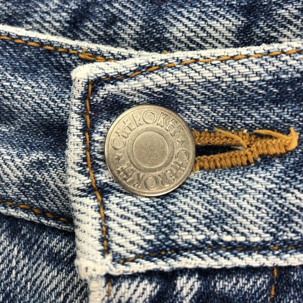 Cherokee Vintage 90's Cherokee Scovill Button Denim Pants Size US 28 / EU 44 - 7 Thumbnail