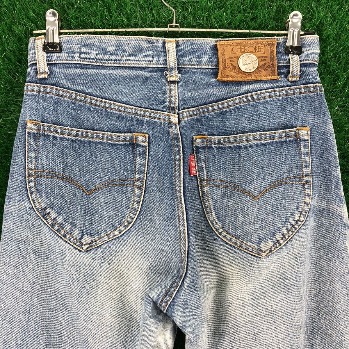 Cherokee Vintage 90's Cherokee Scovill Button Denim Pants Size US 28 / EU 44 - 5 Thumbnail