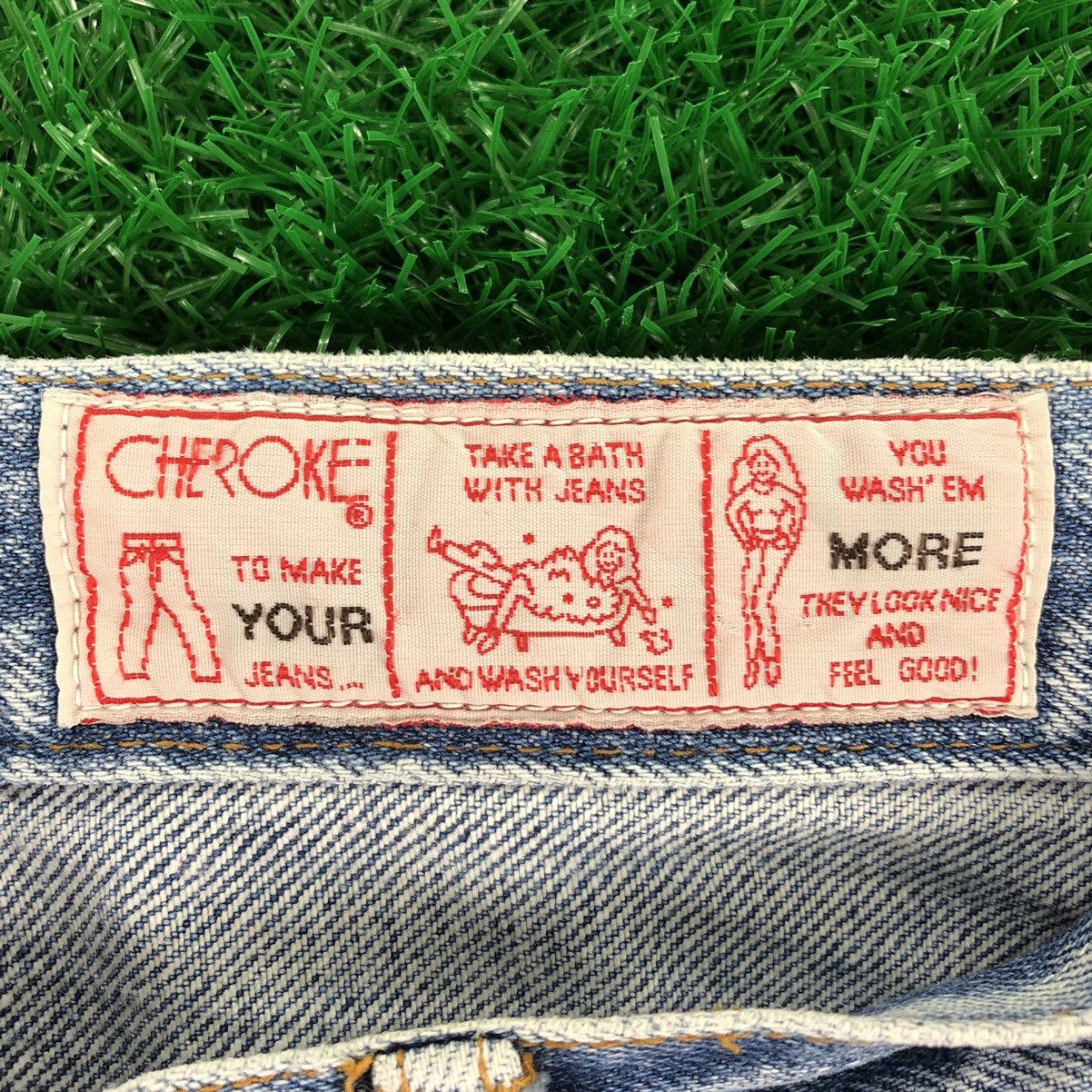 Cherokee Vintage 90's Cherokee Scovill Button Denim Pants Size US 28 / EU 44 - 12 Thumbnail